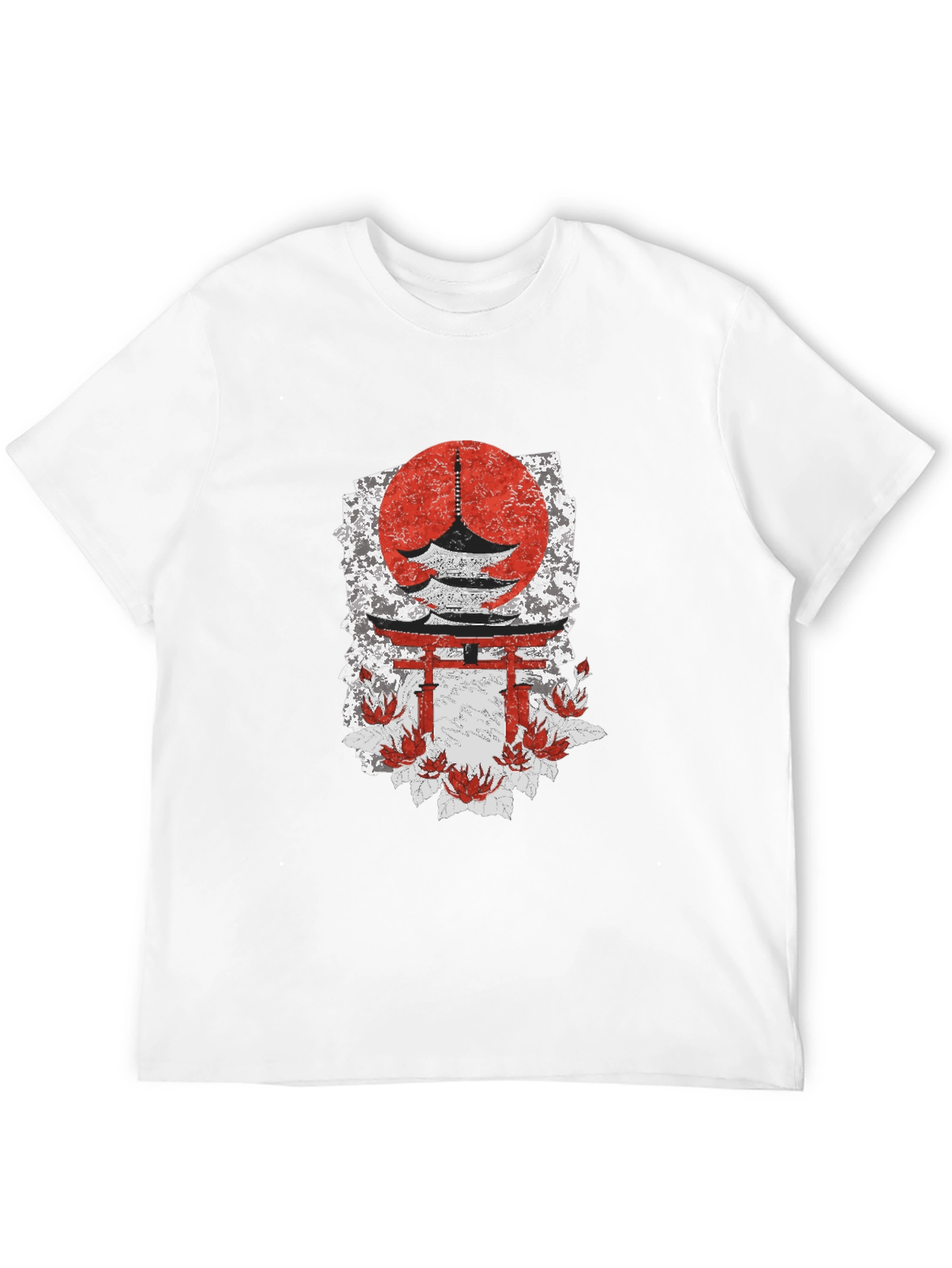 Japanese Temple T-Shirt - Unique Graphic Tee