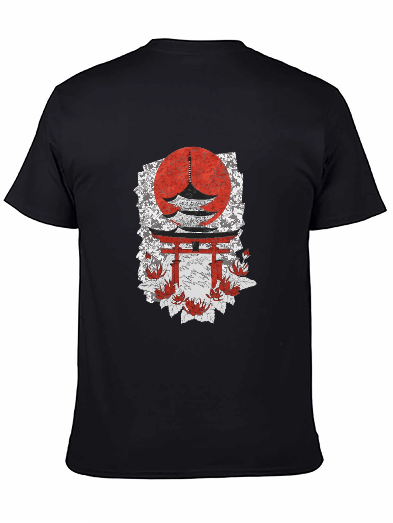 Japanese Temple T-Shirt - Unique Graphic Tee