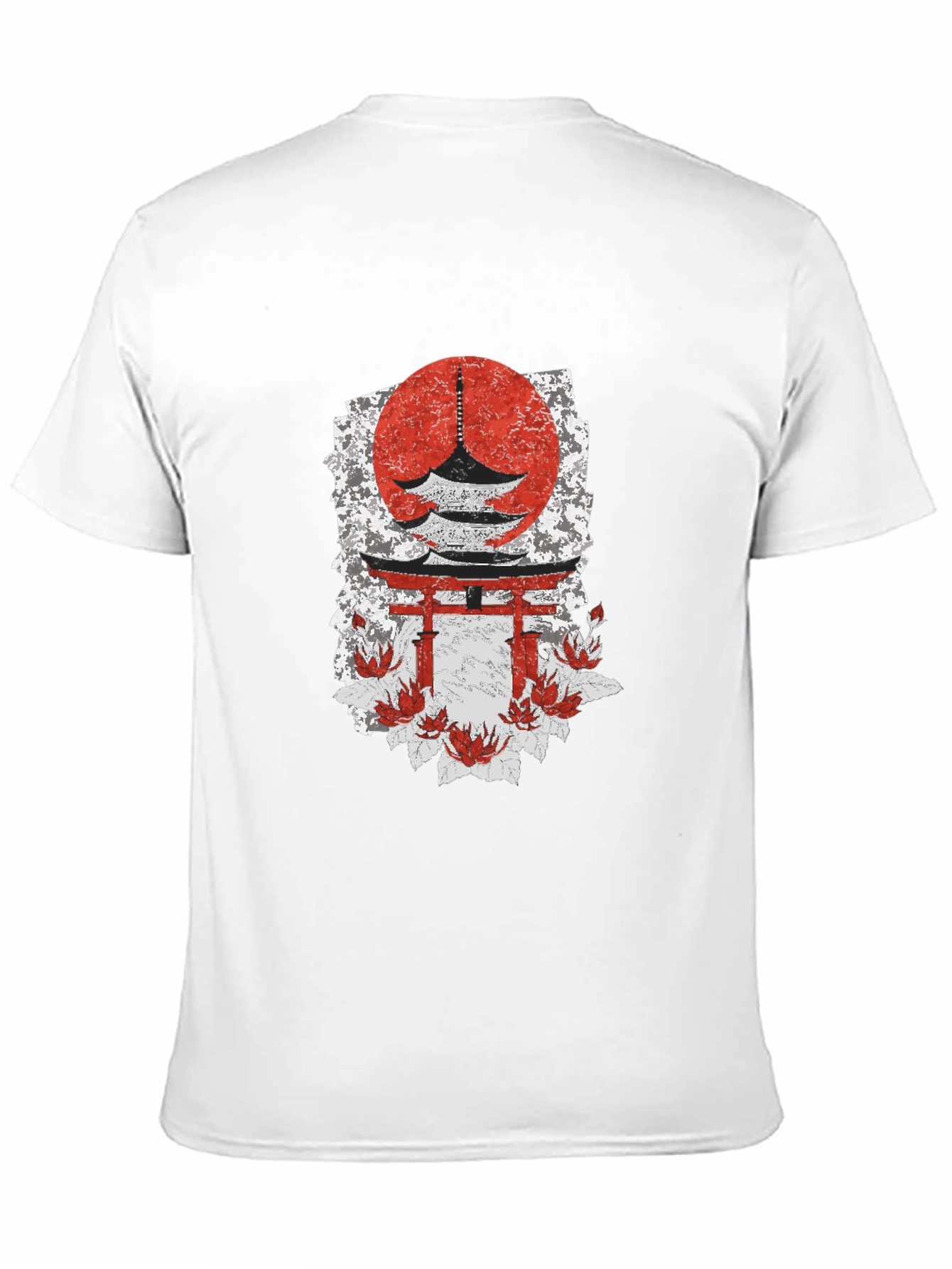 Japanese Temple T-Shirt - Unique Graphic Tee
