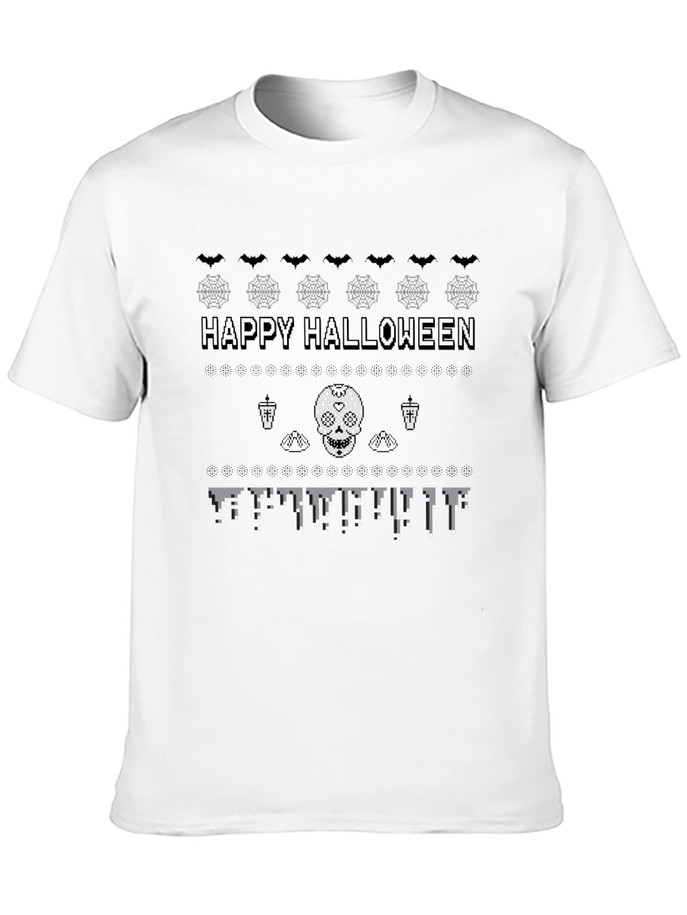 Happy Halloween T-Shirt - Black Holiday Graphic Tee