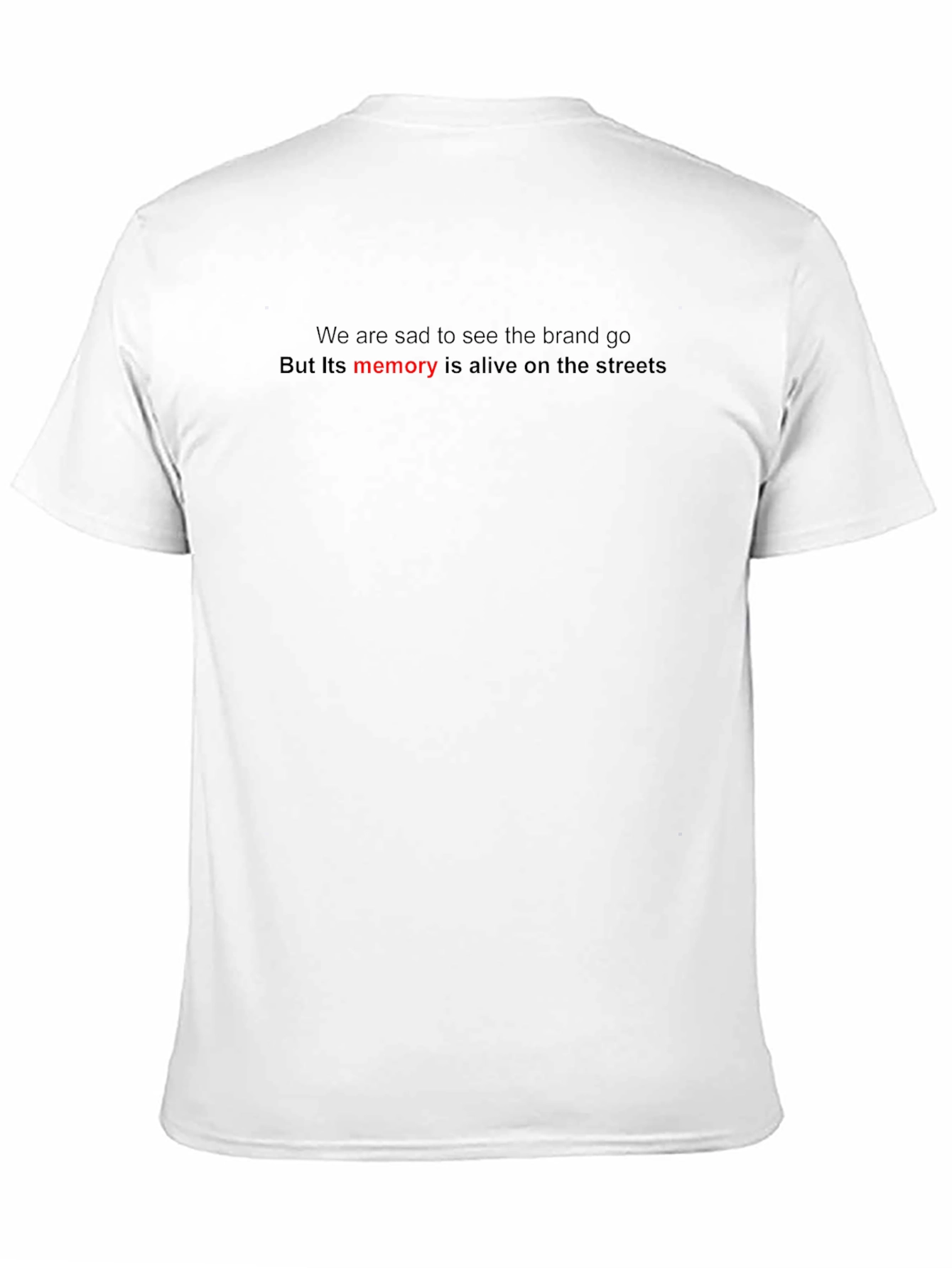 Streetwear Graphic T-Shirt - Memory Alive