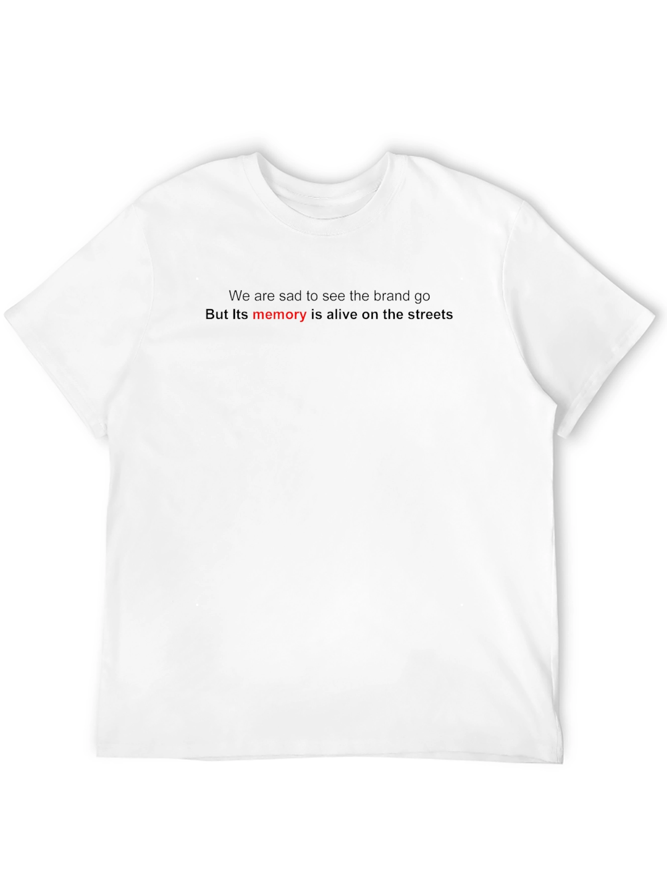 Streetwear Graphic T-Shirt - Memory Alive