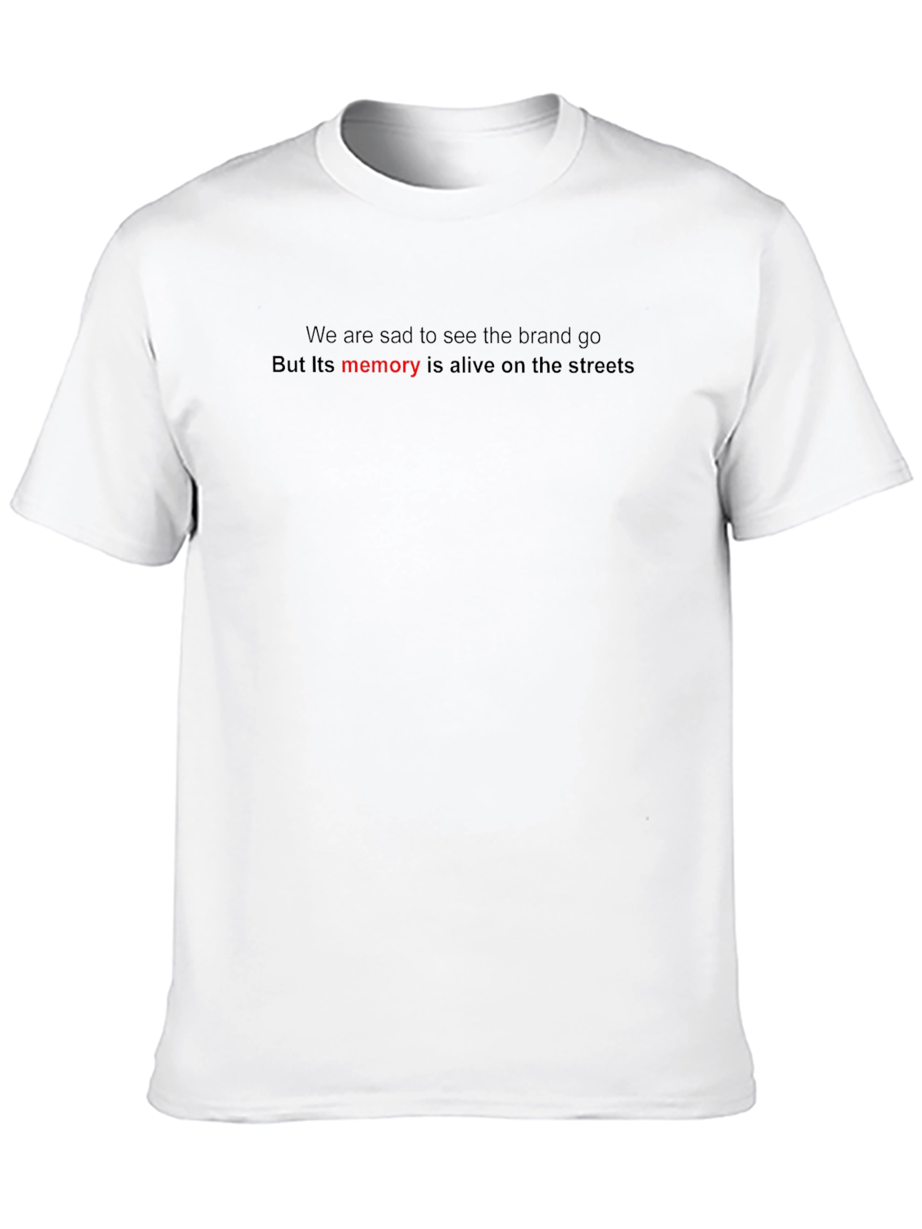 Streetwear Graphic T-Shirt - Memory Alive