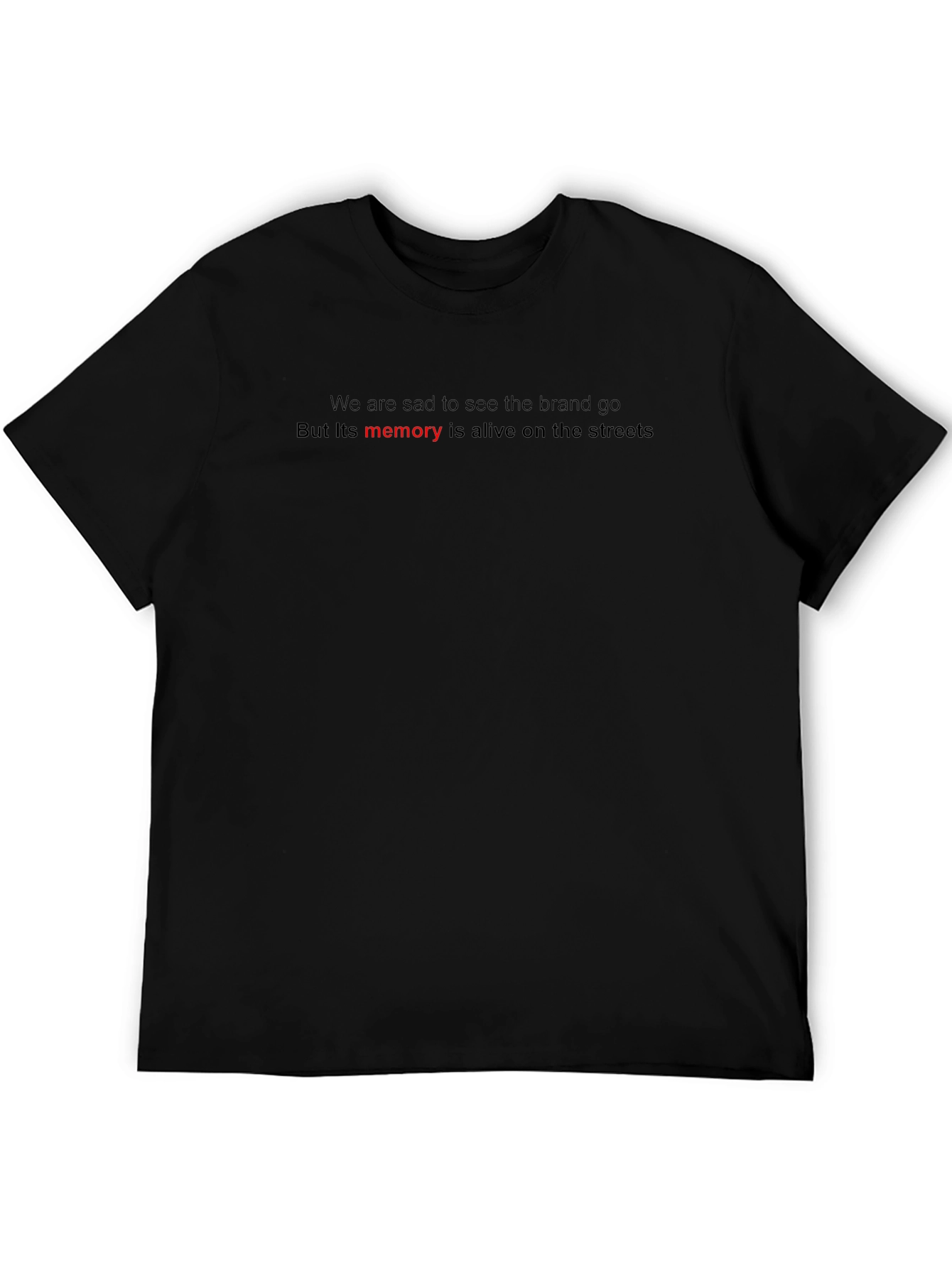 Streetwear Graphic T-Shirt - Memory Alive