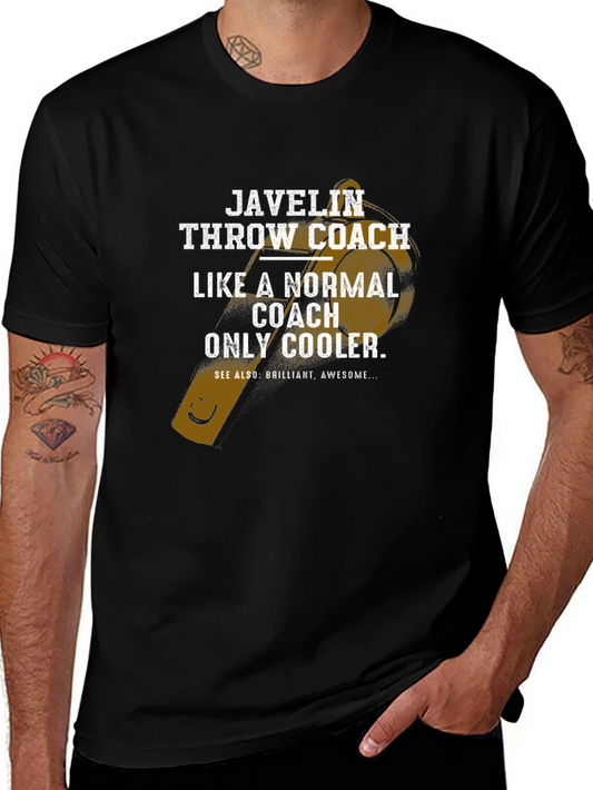 Javelin Throw Coach T-Shirt - Cool Coach Gift