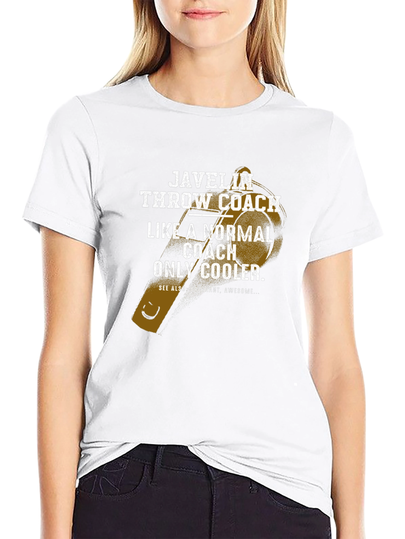 Javelin Throw Coach T-Shirt - Cool Coach Gift
