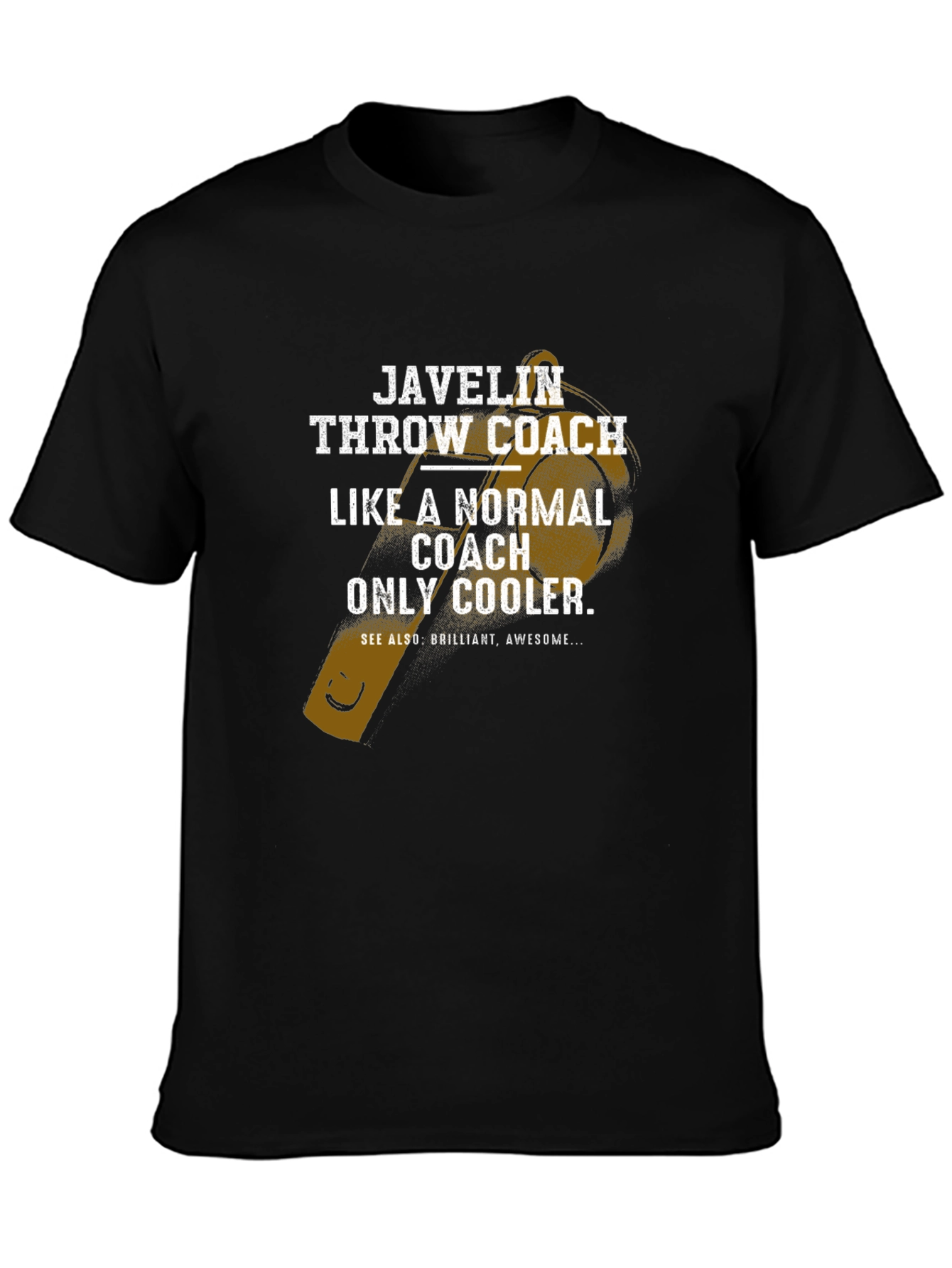 Javelin Throw Coach T-Shirt - Cool Coach Gift