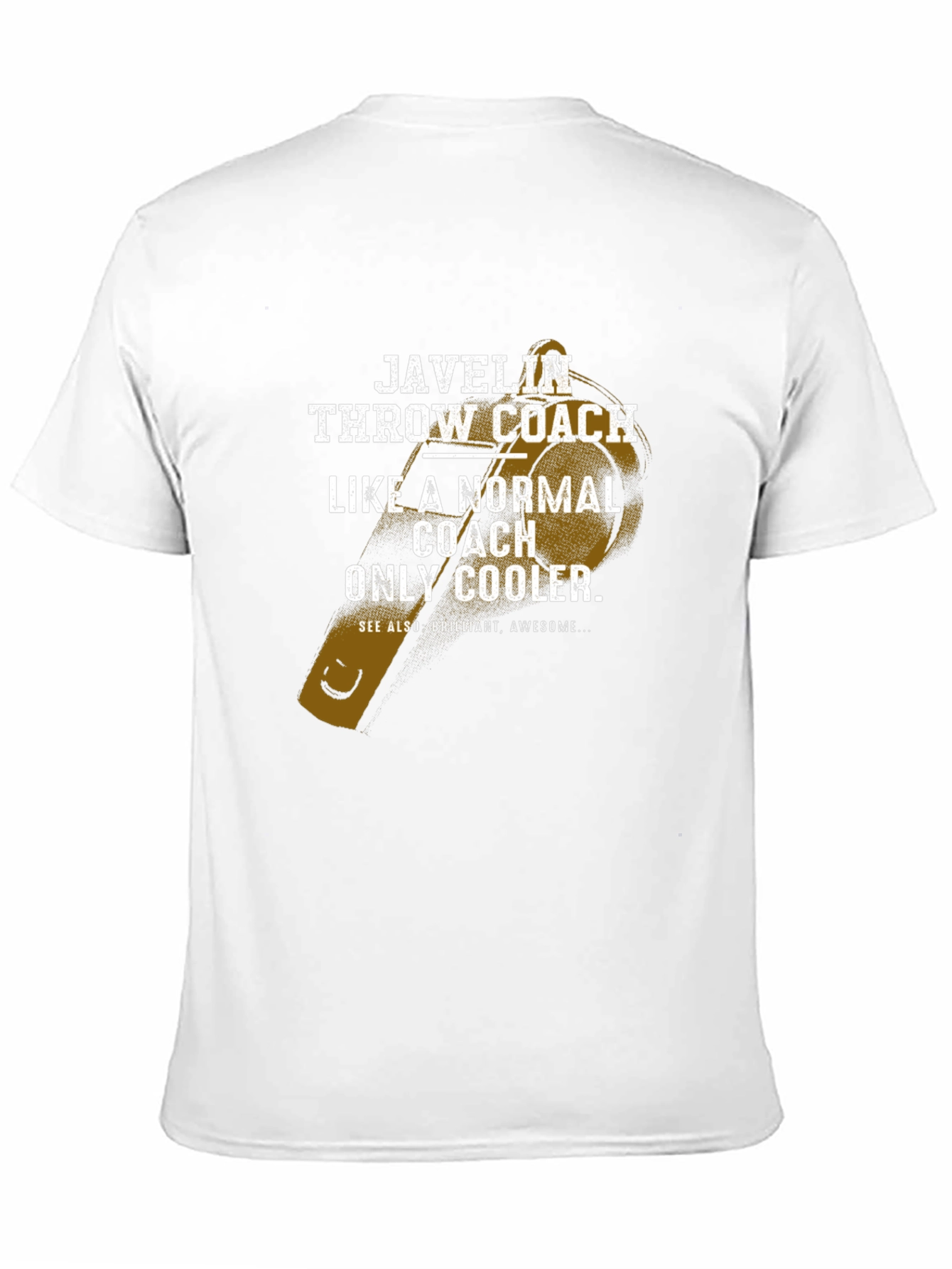 Javelin Throw Coach T-Shirt - Cool Coach Gift