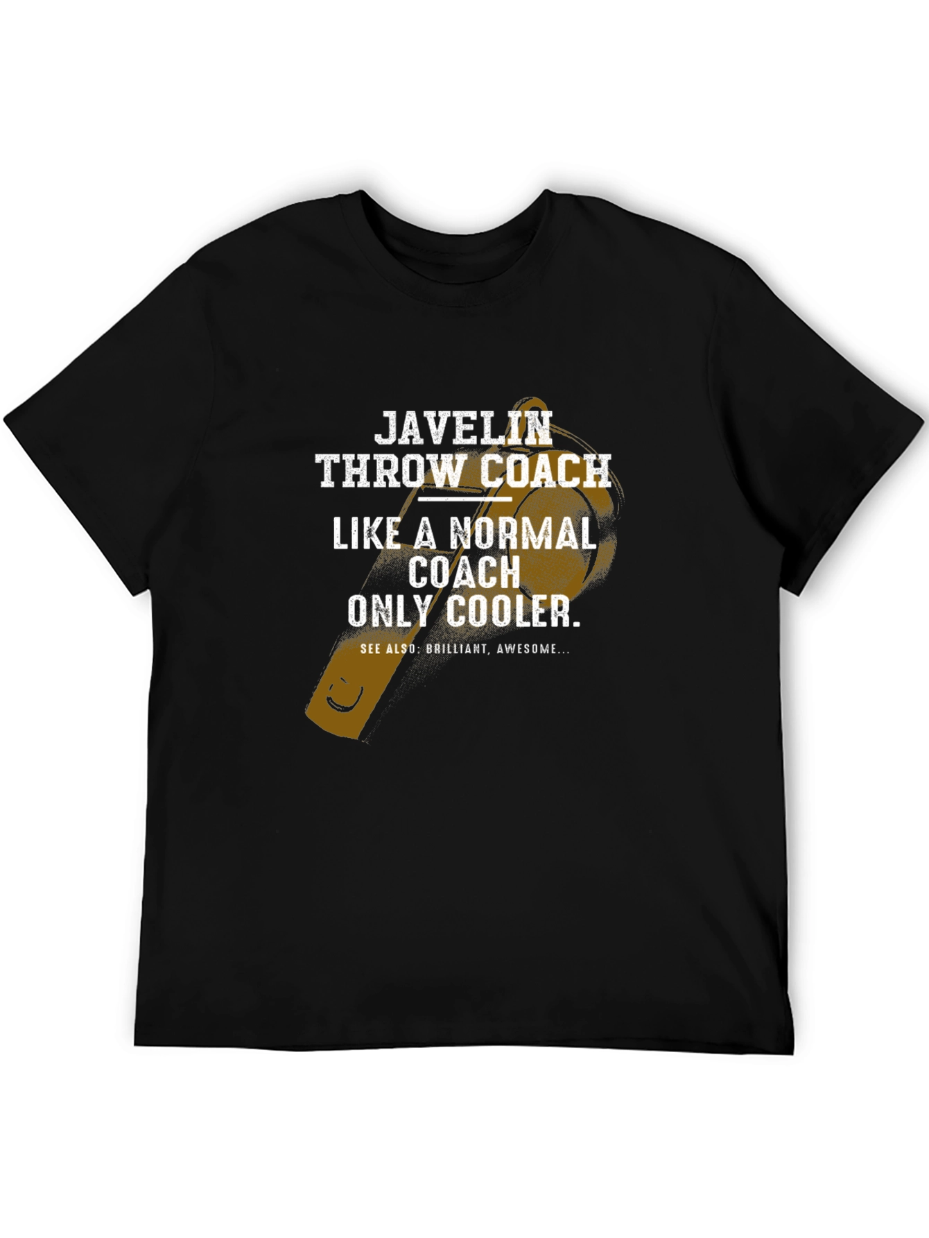 Javelin Throw Coach T-Shirt - Cool Coach Gift