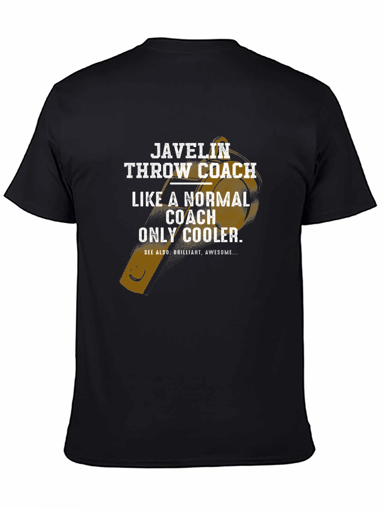 Javelin Throw Coach T-Shirt - Cool Coach Gift