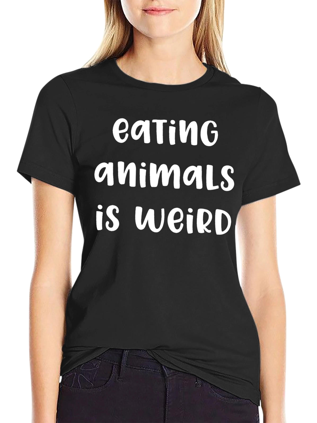 Eating Animals Is Weird Graphic Tee