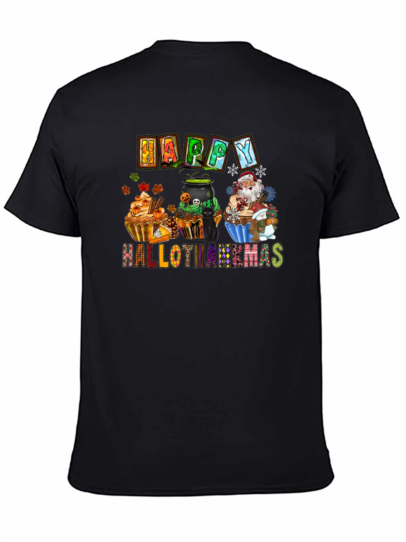Happy Hallothanksmas Holiday T-Shirt