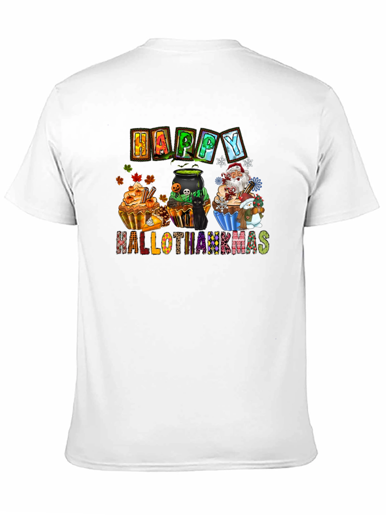 Happy Hallothanksmas Holiday T-Shirt