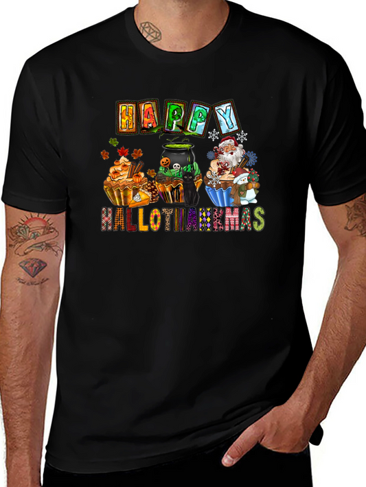Happy Hallothanksmas Holiday T-Shirt