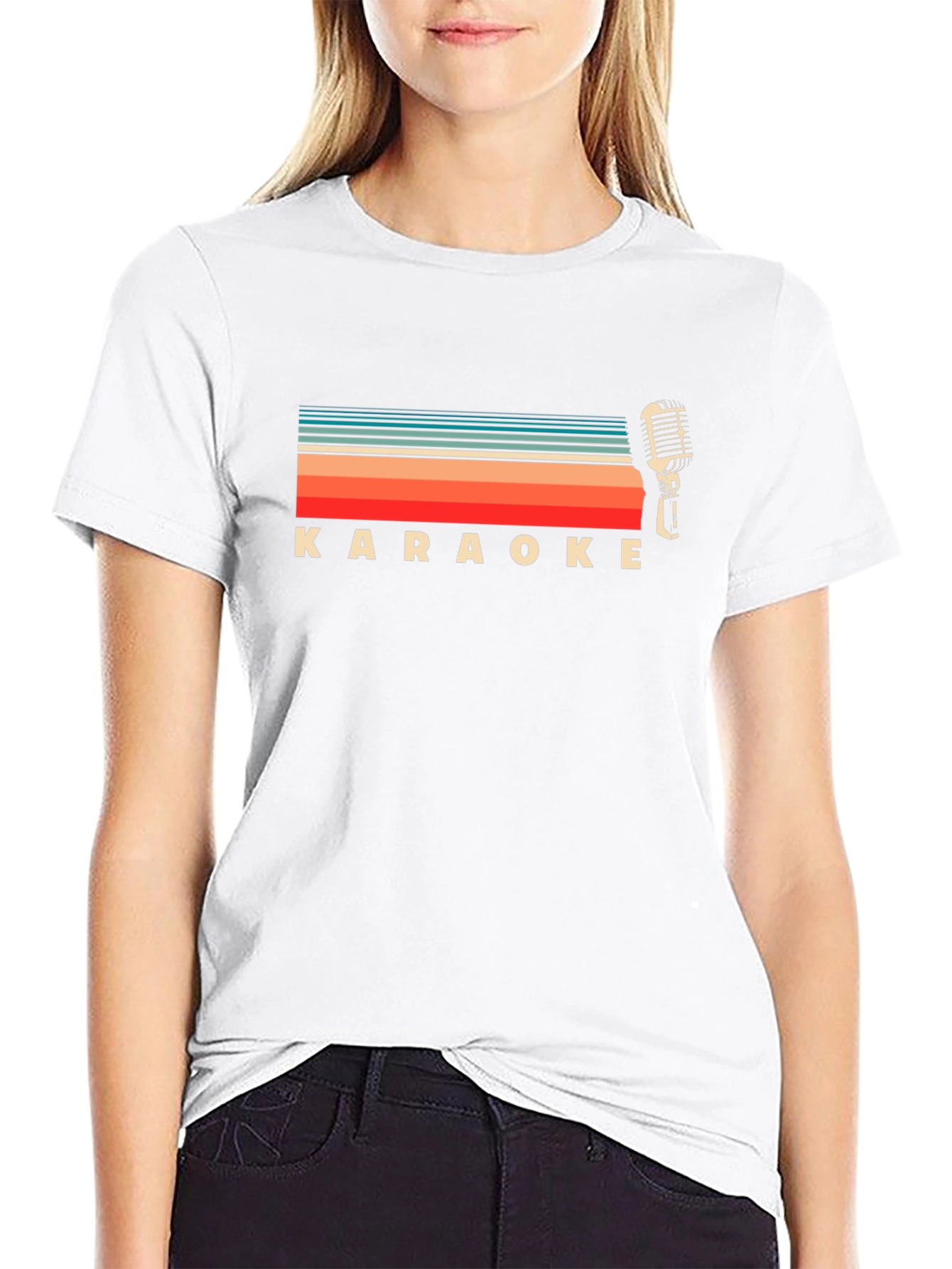 Retro Karaoke Graphic T-Shirt