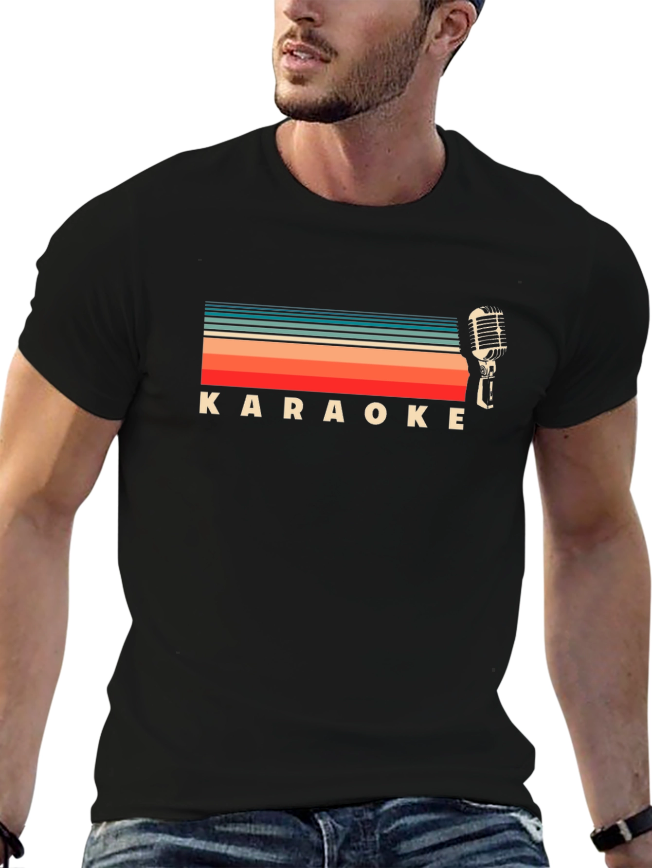 Retro Karaoke Graphic T-Shirt
