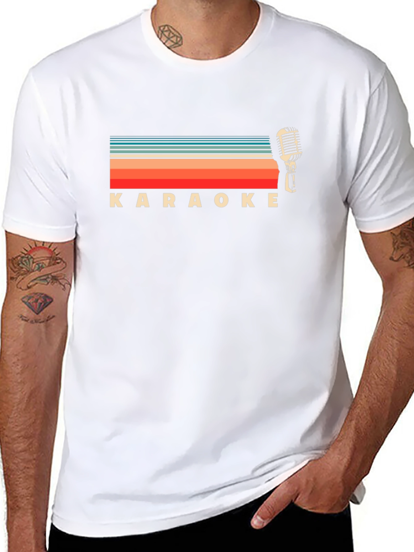 Retro Karaoke Graphic T-Shirt