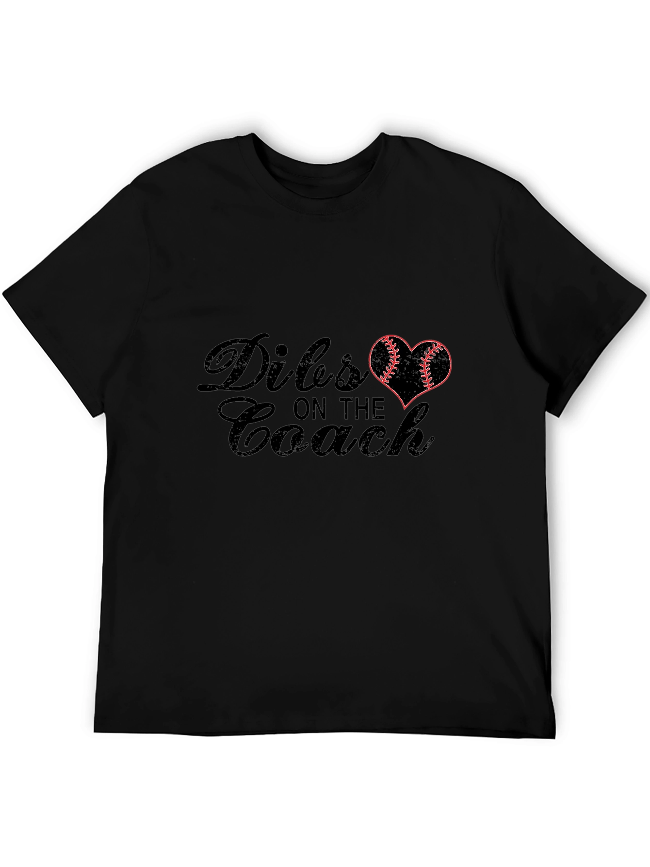Dibs on the Coach T-Shirt - Baseball Heart Design