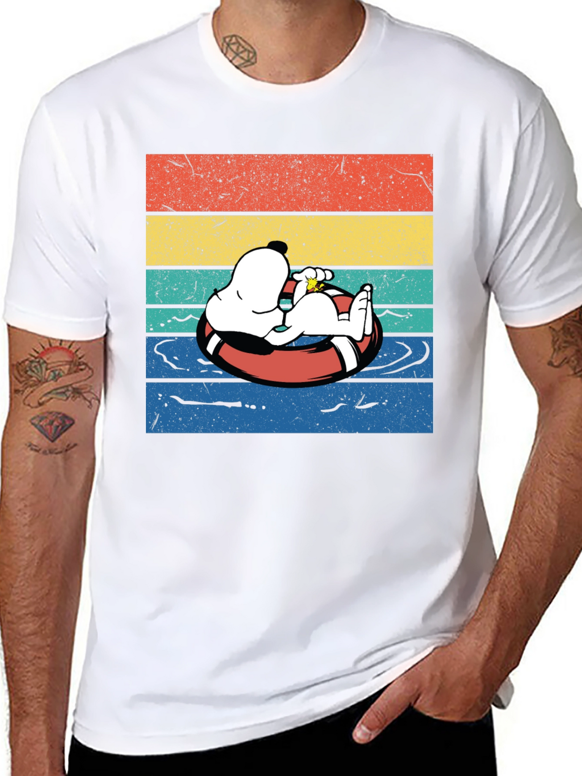Snoopy Retro Swim T-Shirt