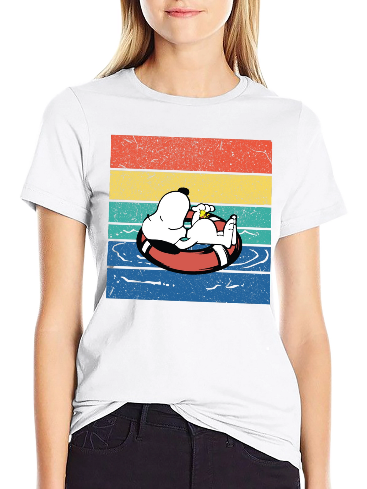 Snoopy Retro Swim T-Shirt