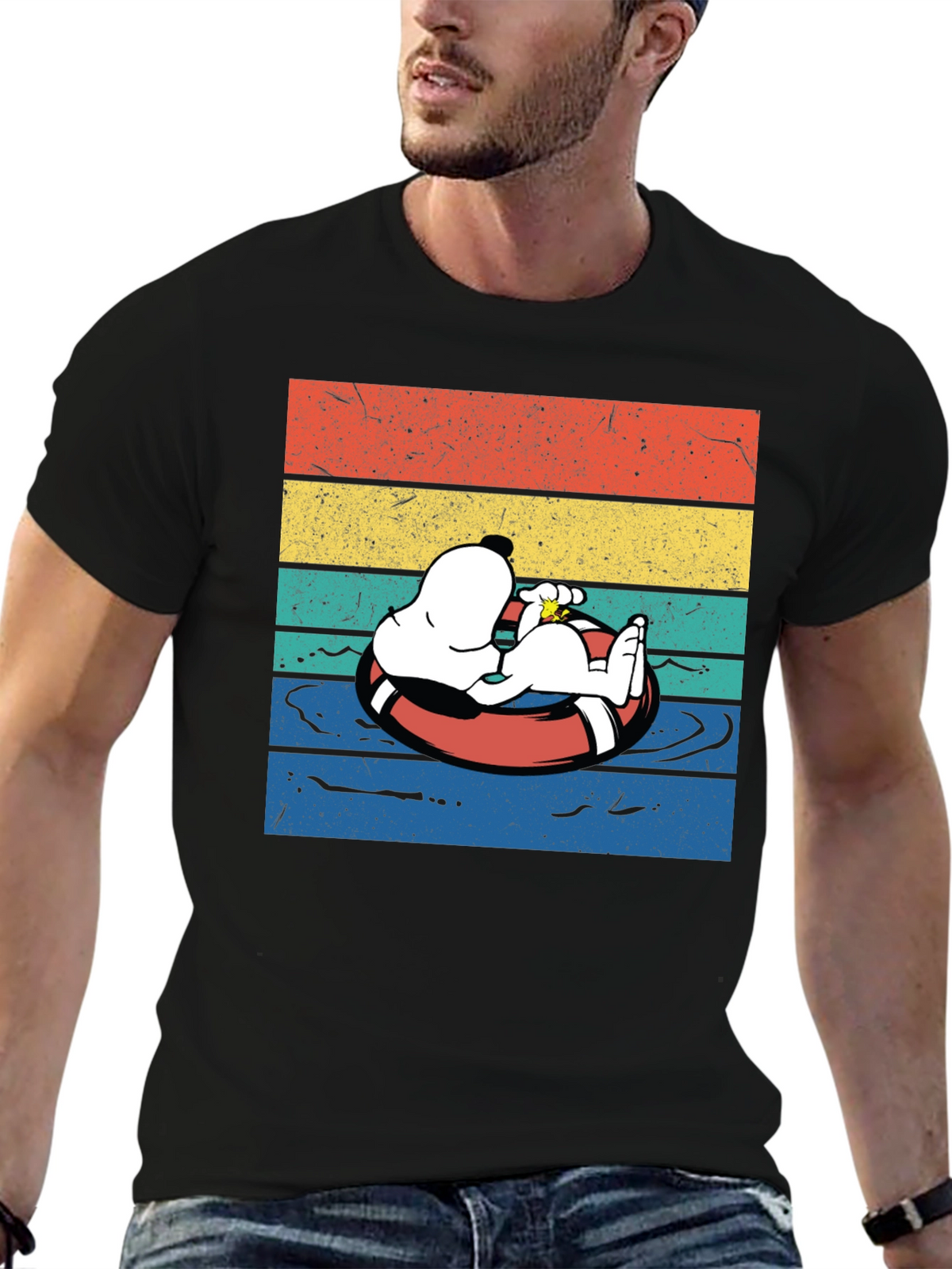 Snoopy Retro Swim T-Shirt