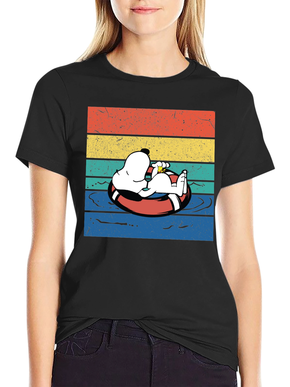 Snoopy Retro Swim T-Shirt