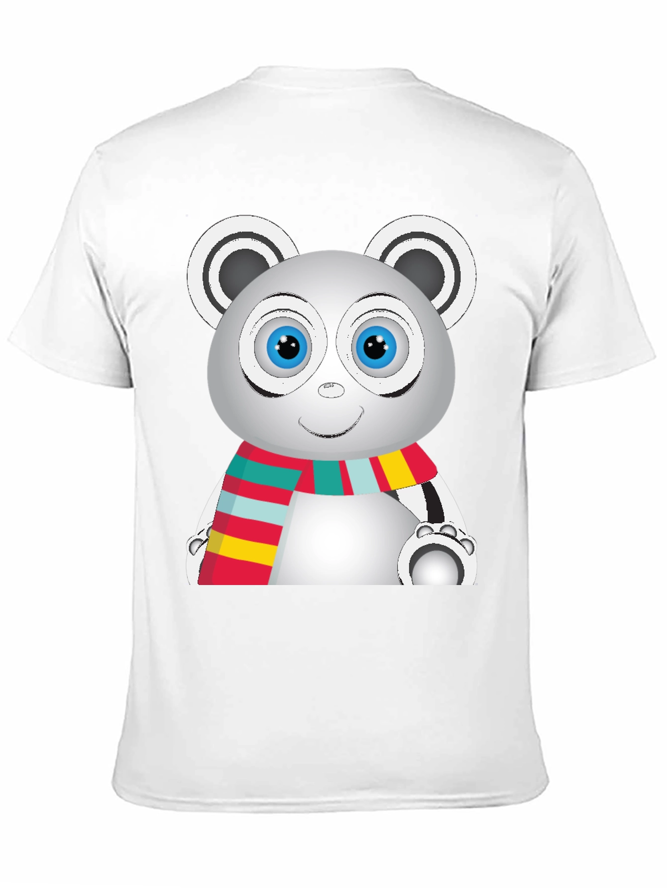 Cute Cartoon Panda Graphic T-Shirt