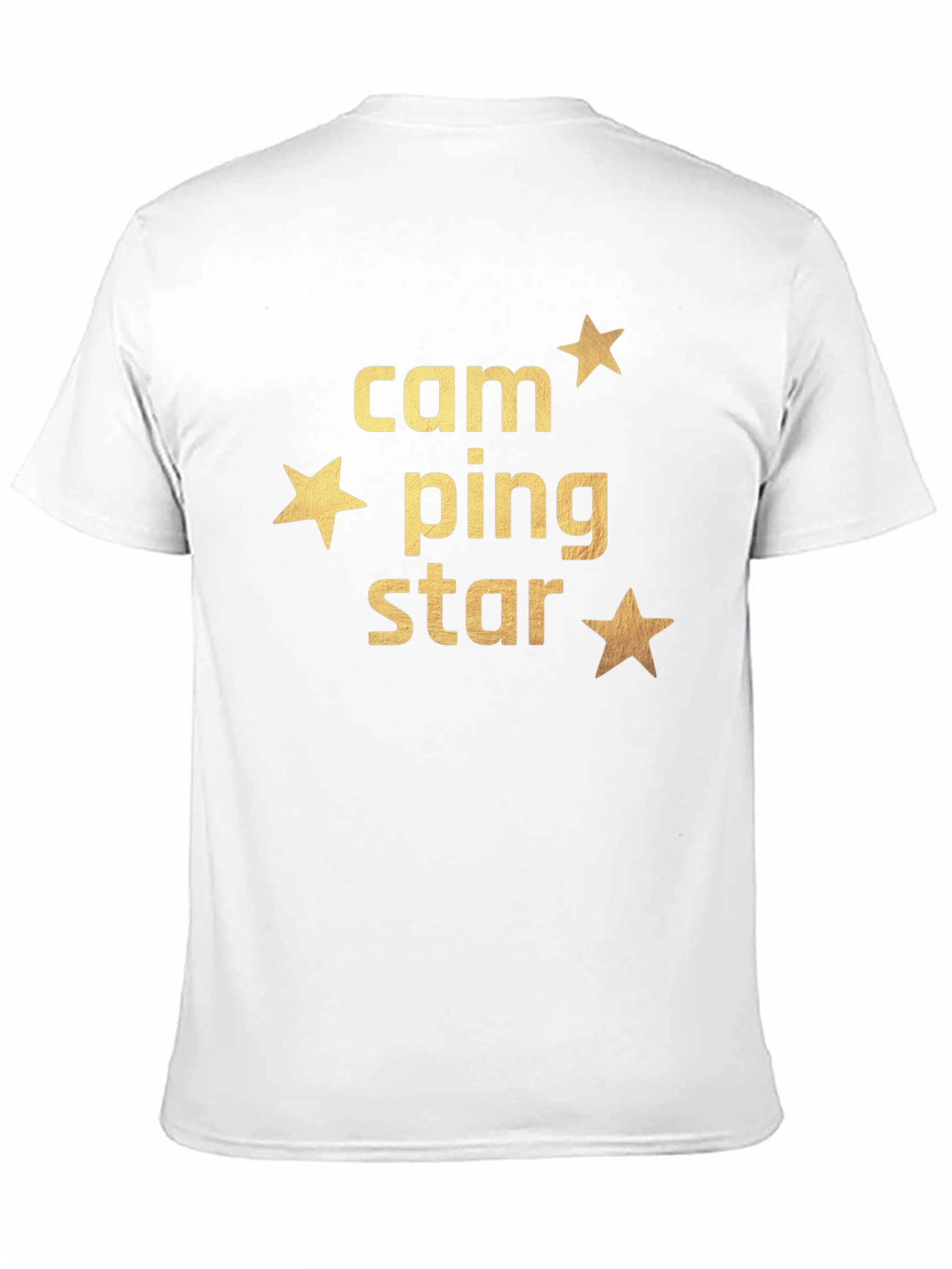 Camping Star Black T-Shirt