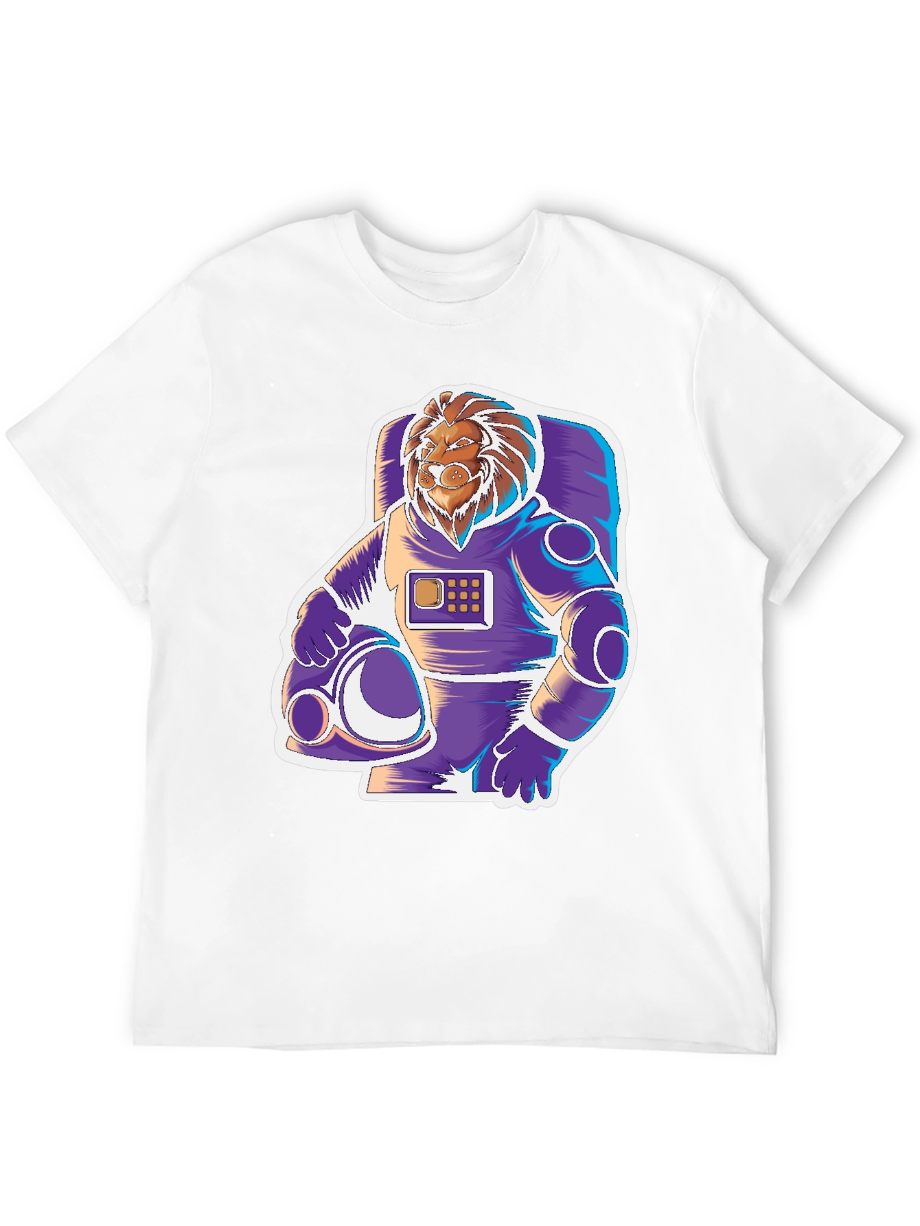 Lion Astronaut Graphic Tee