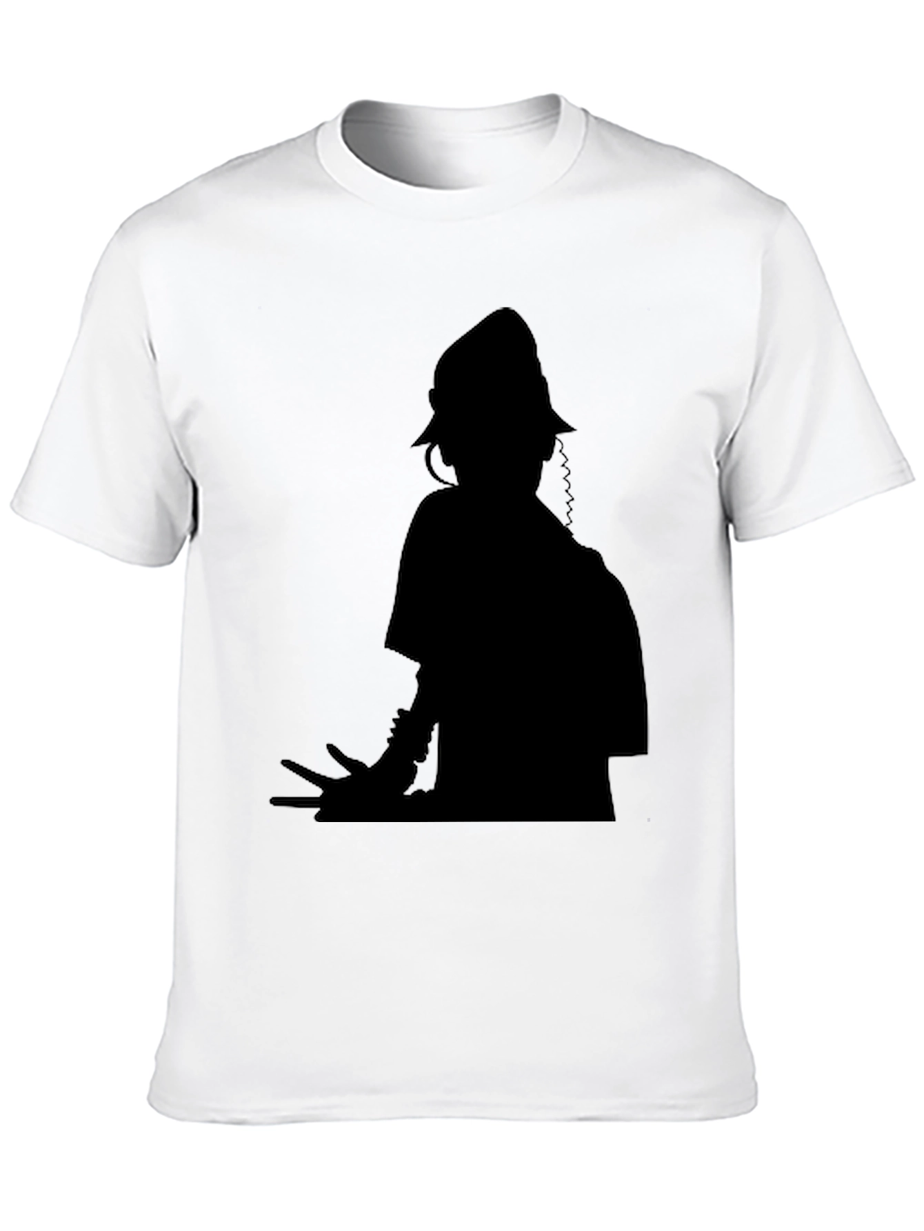 DJ Silhouette Black T-Shirt - Unique Music Lover Tee