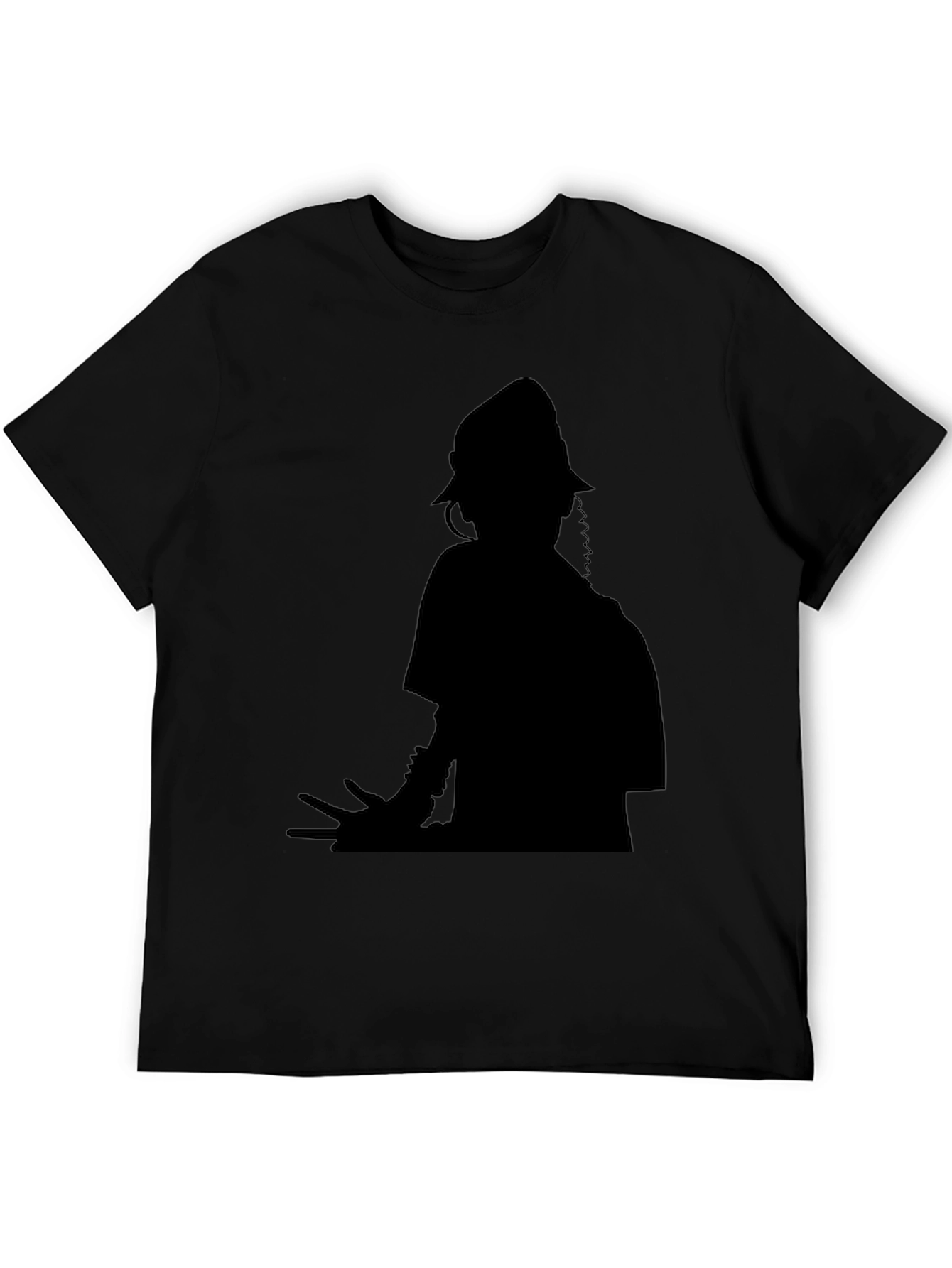 DJ Silhouette Black T-Shirt - Unique Music Lover Tee