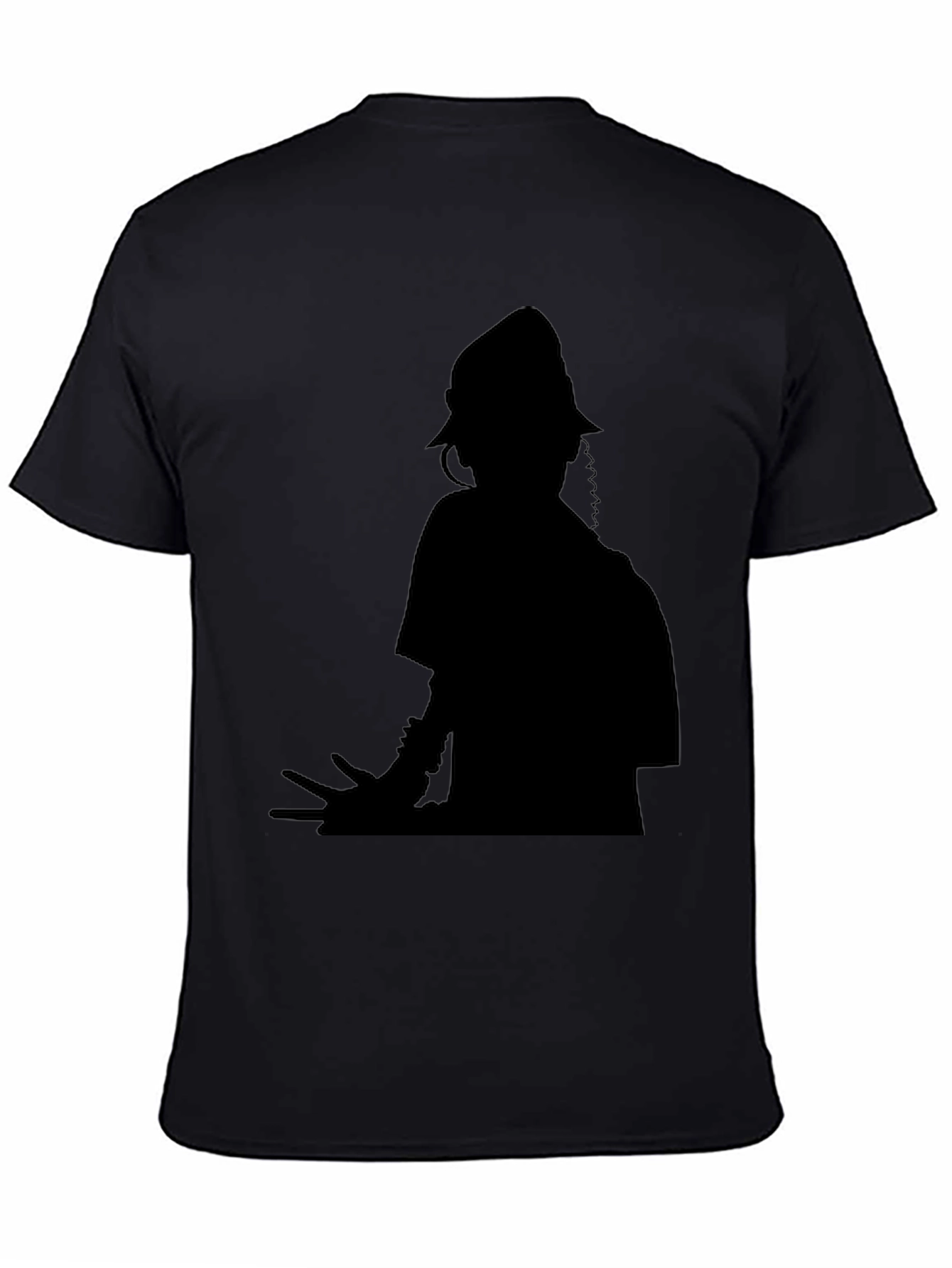 DJ Silhouette Black T-Shirt - Unique Music Lover Tee
