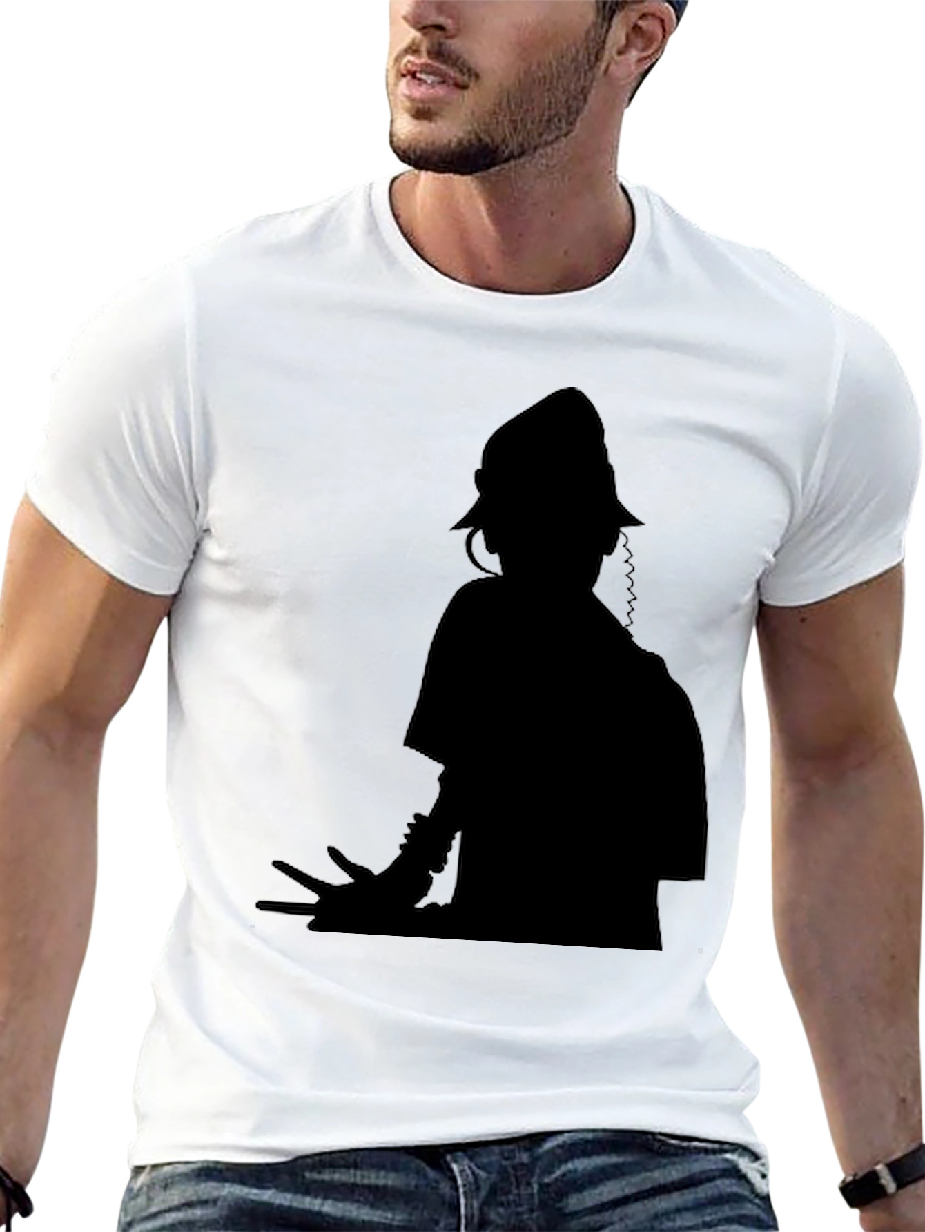 DJ Silhouette Black T-Shirt - Unique Music Lover Tee