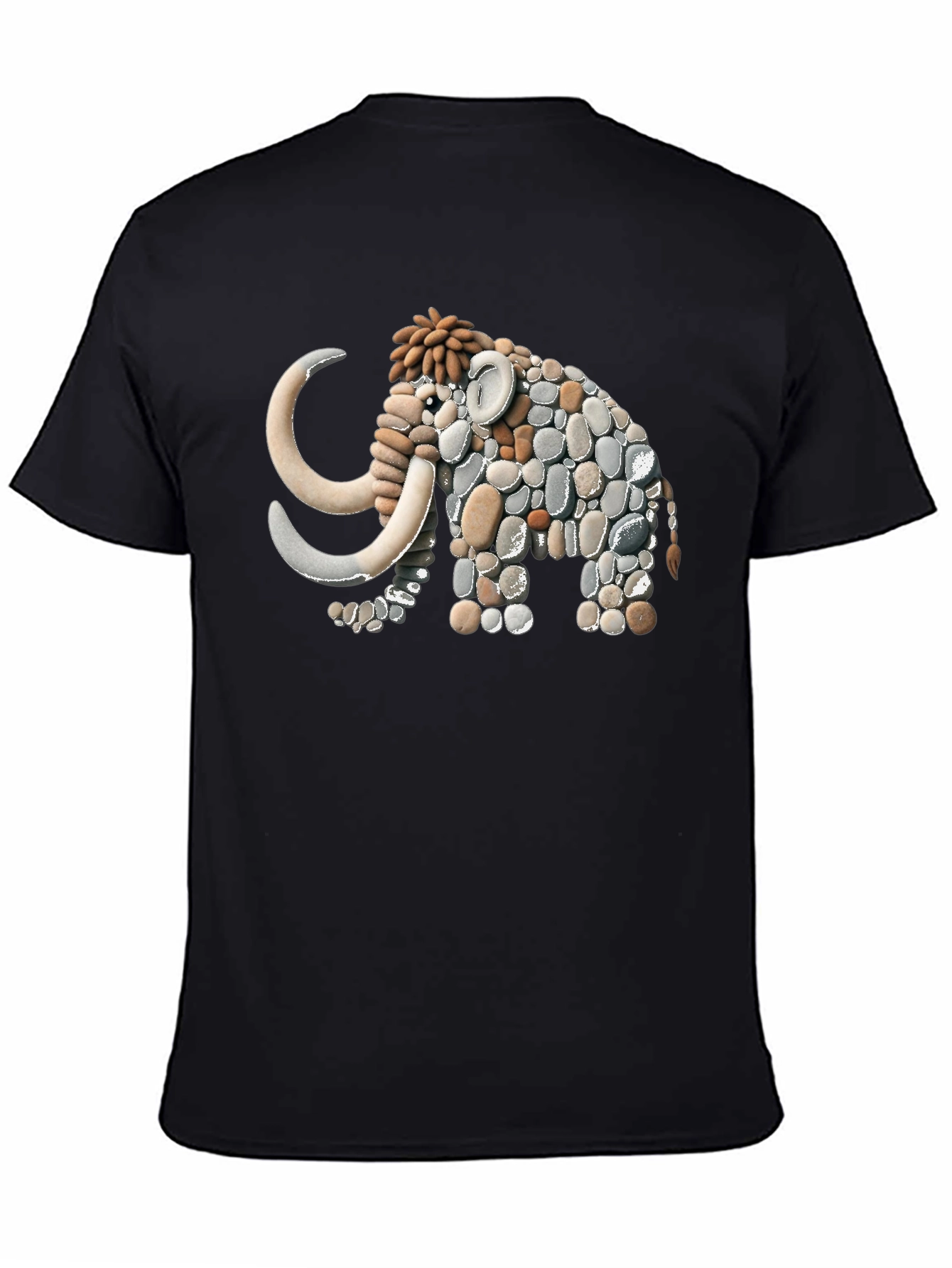 Stone Mammoth Graphic Tee - Unique Art Design!