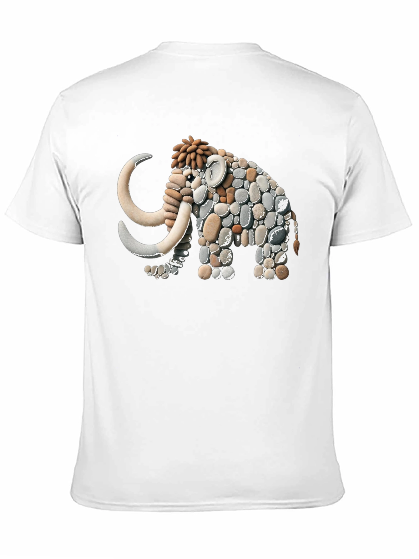 Stone Mammoth Graphic Tee - Unique Art Design!