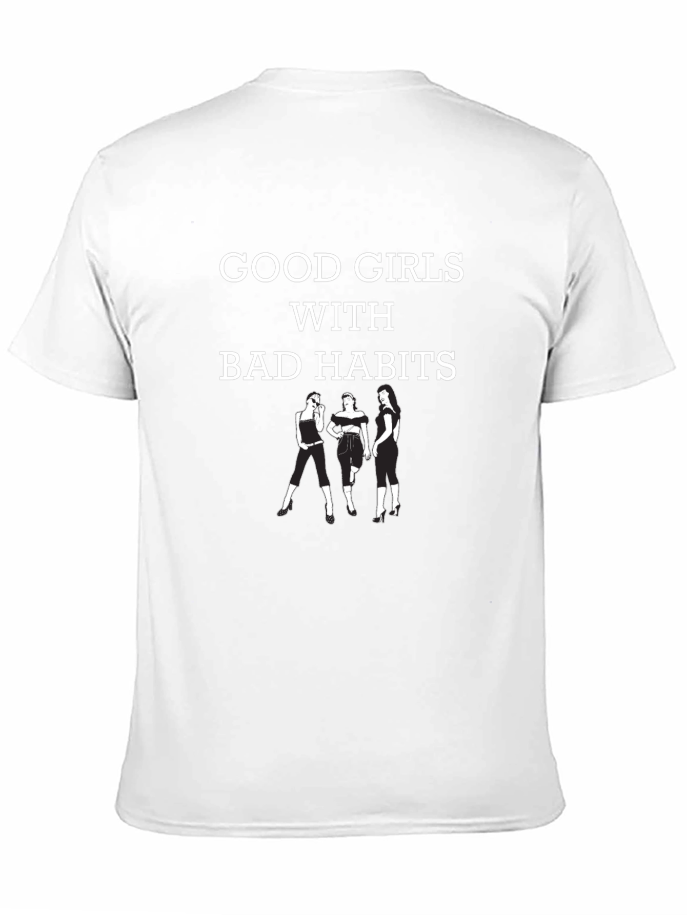 Good Girls Bad Habits Graphic T-Shirt