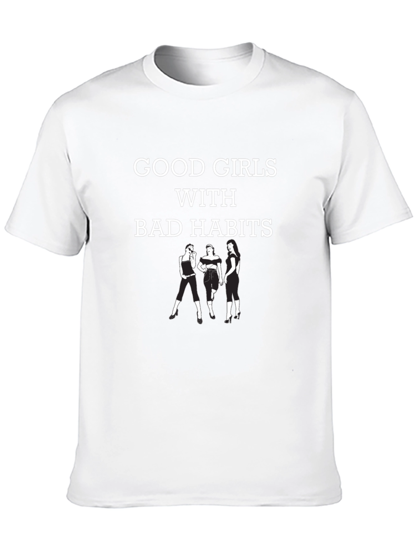 Good Girls Bad Habits Graphic T-Shirt