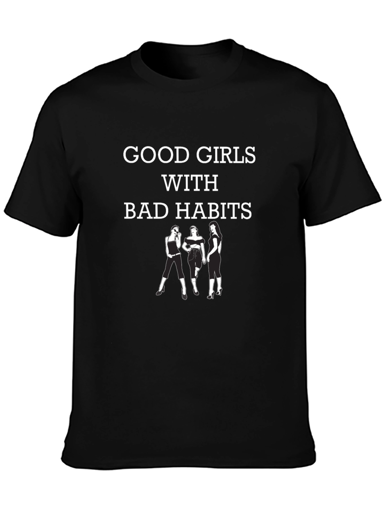 Good Girls Bad Habits Graphic T-Shirt