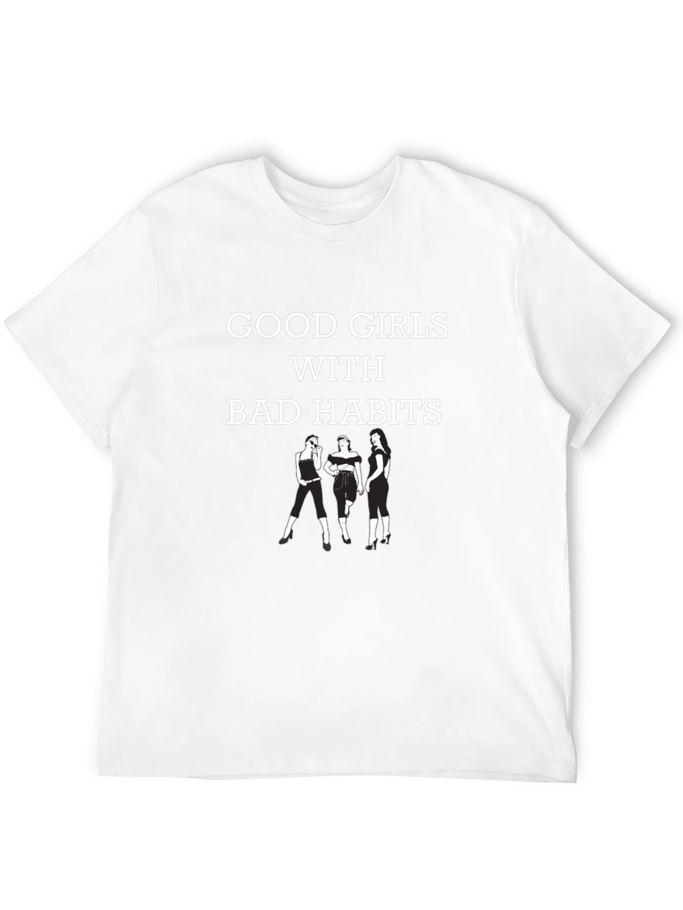 Good Girls Bad Habits Graphic T-Shirt