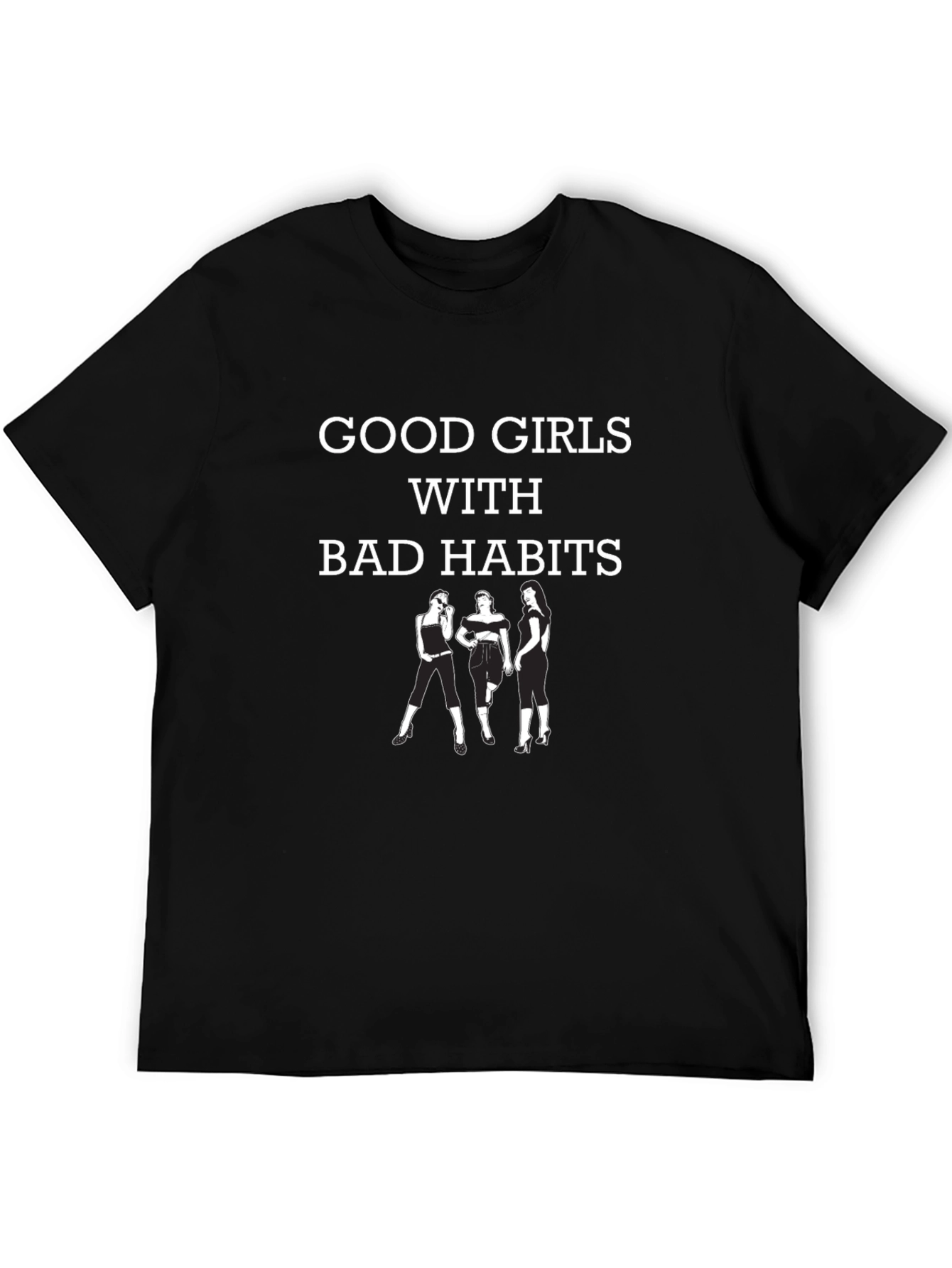 Good Girls Bad Habits Graphic T-Shirt