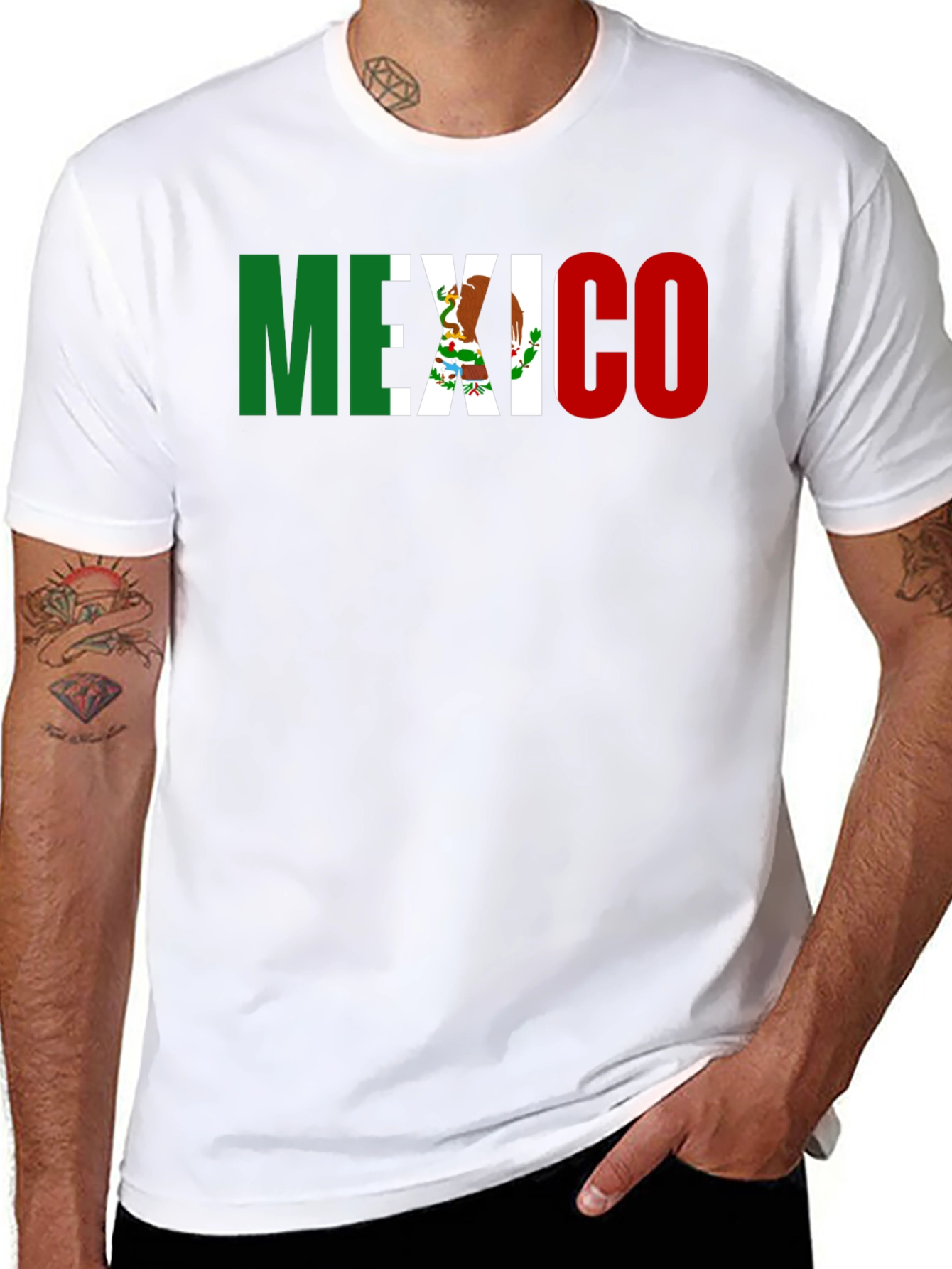 Mexico Flag T-Shirt - Graphic Tee