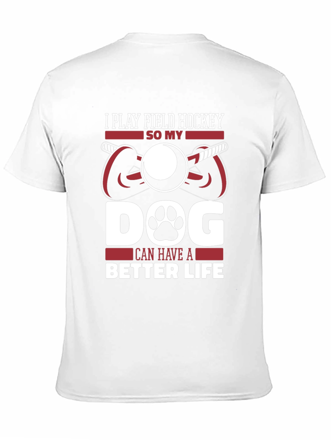 Field Hockey Dog Lover T-Shirt