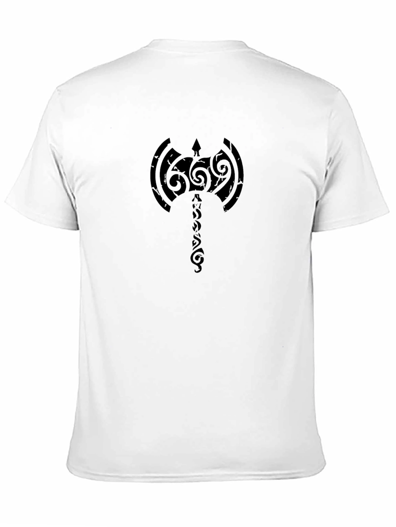 Tribal Axe Black T-Shirt - Viking Inspired