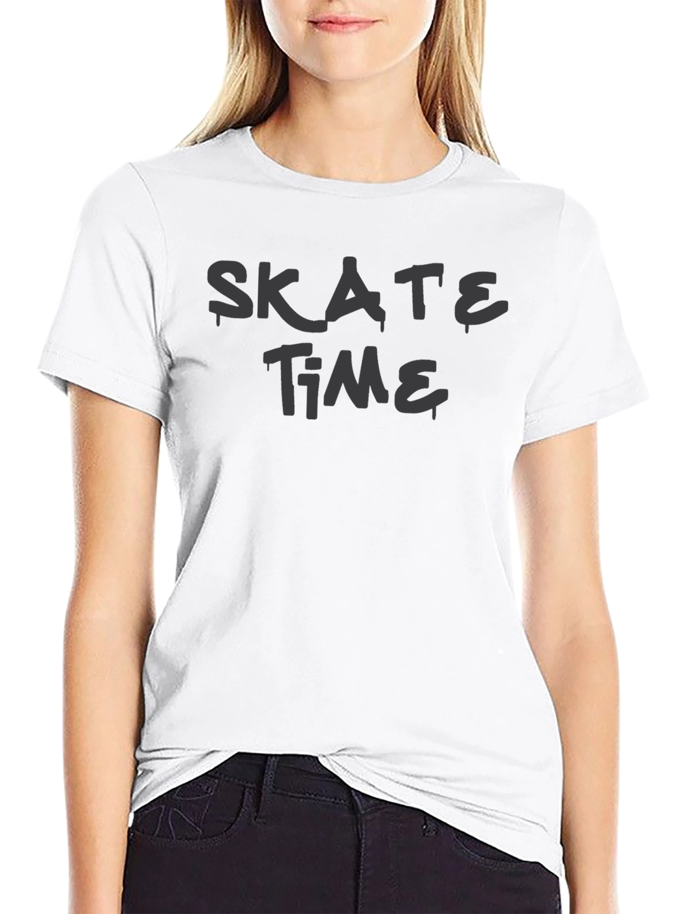 Skate Time Graphic Tee - Black