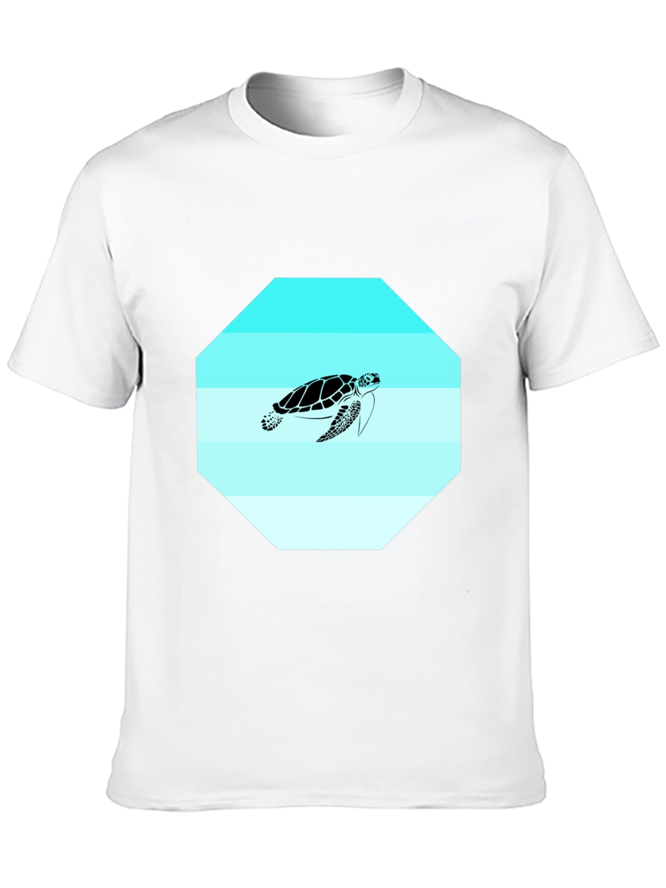 Sea Turtle Graphic Tee - Mens Black T-Shirt