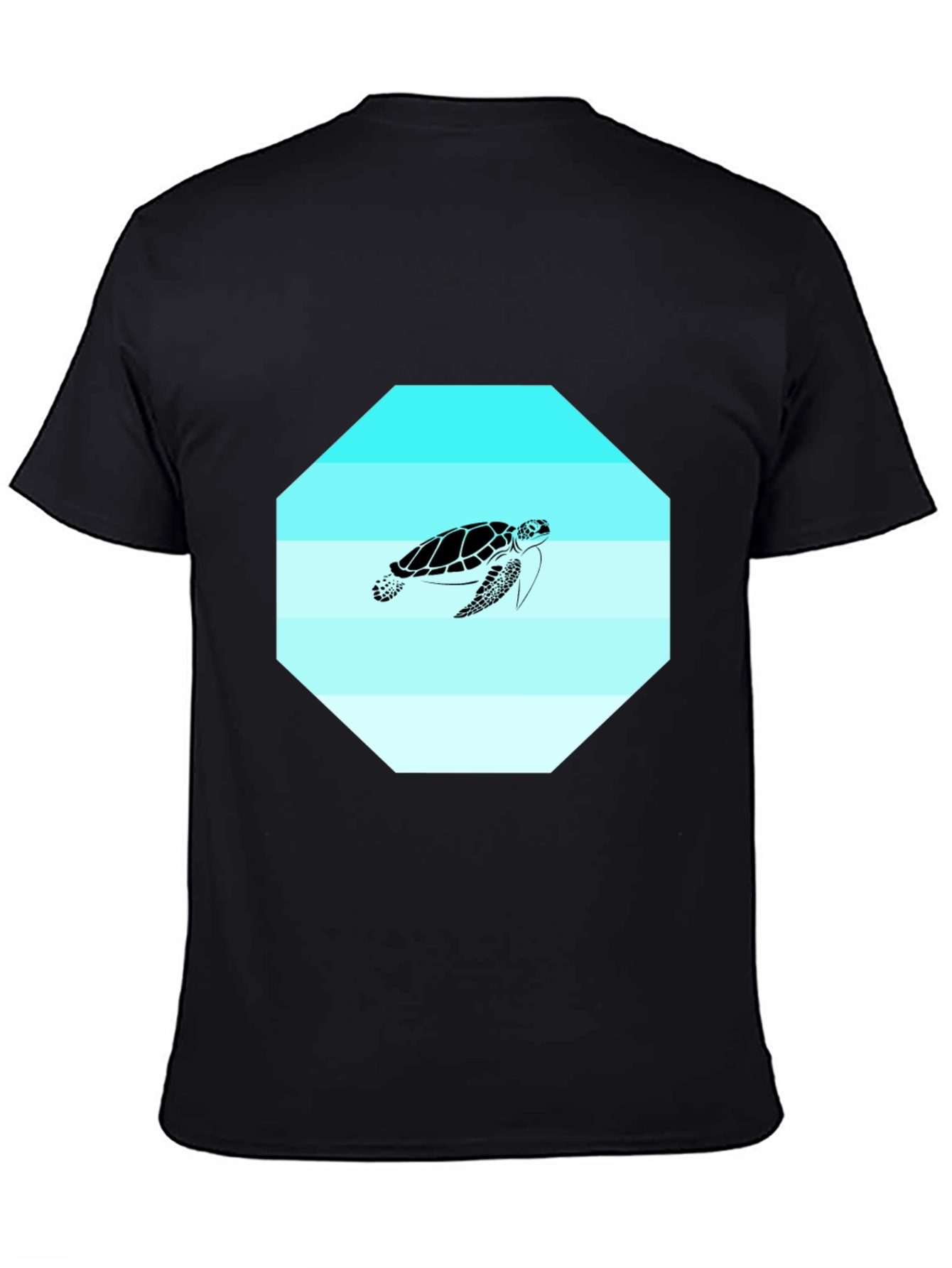 Sea Turtle Graphic Tee - Mens Black T-Shirt