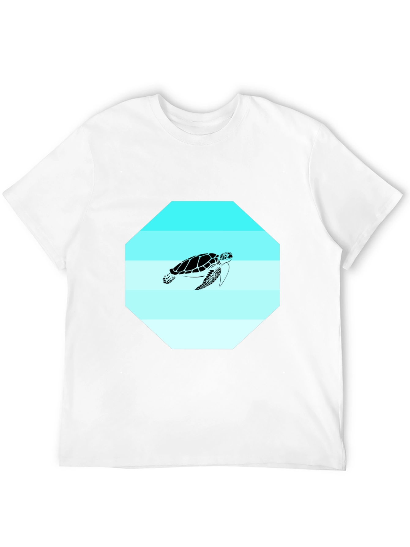 Sea Turtle Graphic Tee - Mens Black T-Shirt