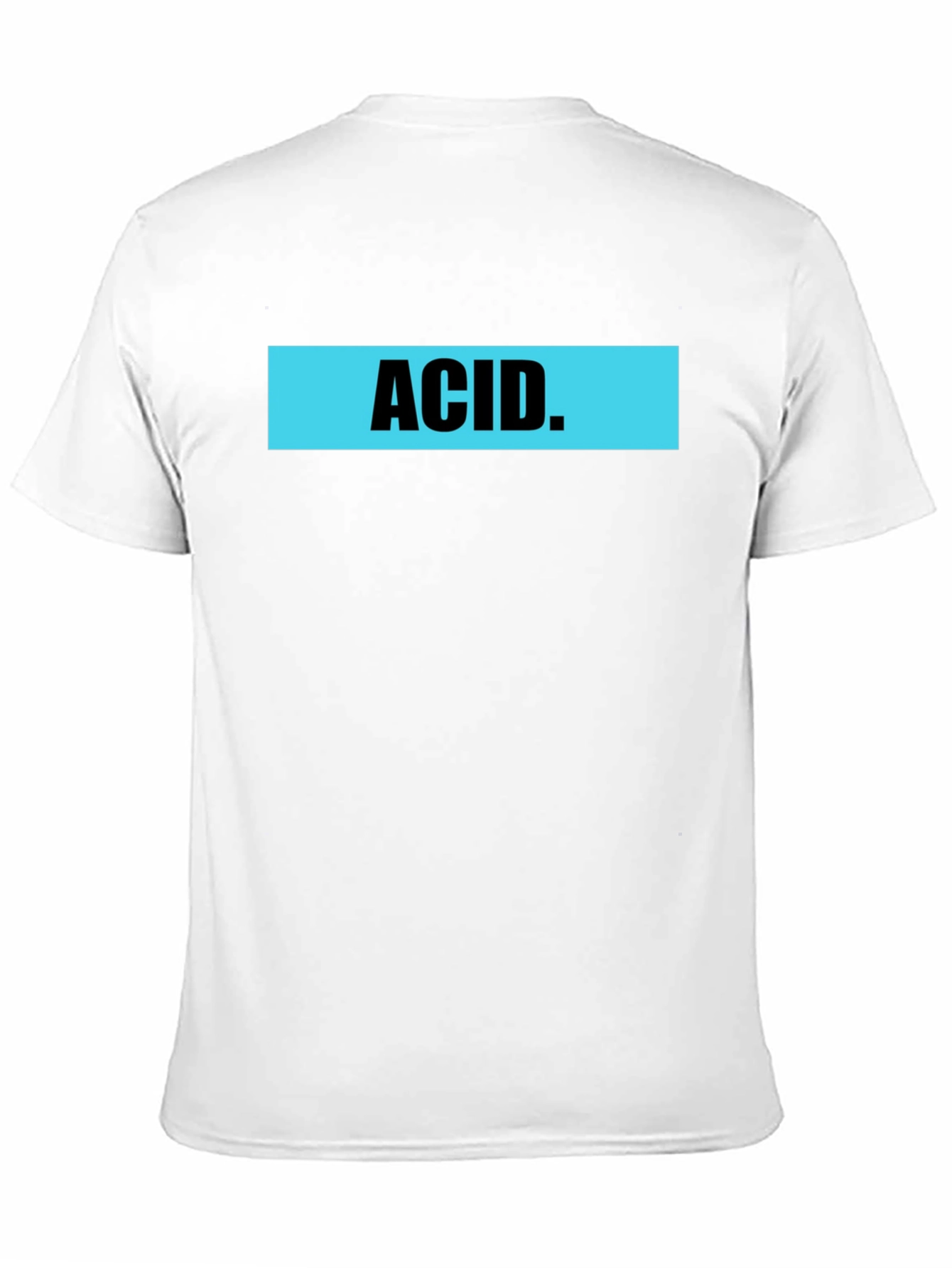 Acid Graphic Print Mens Black T-Shirt