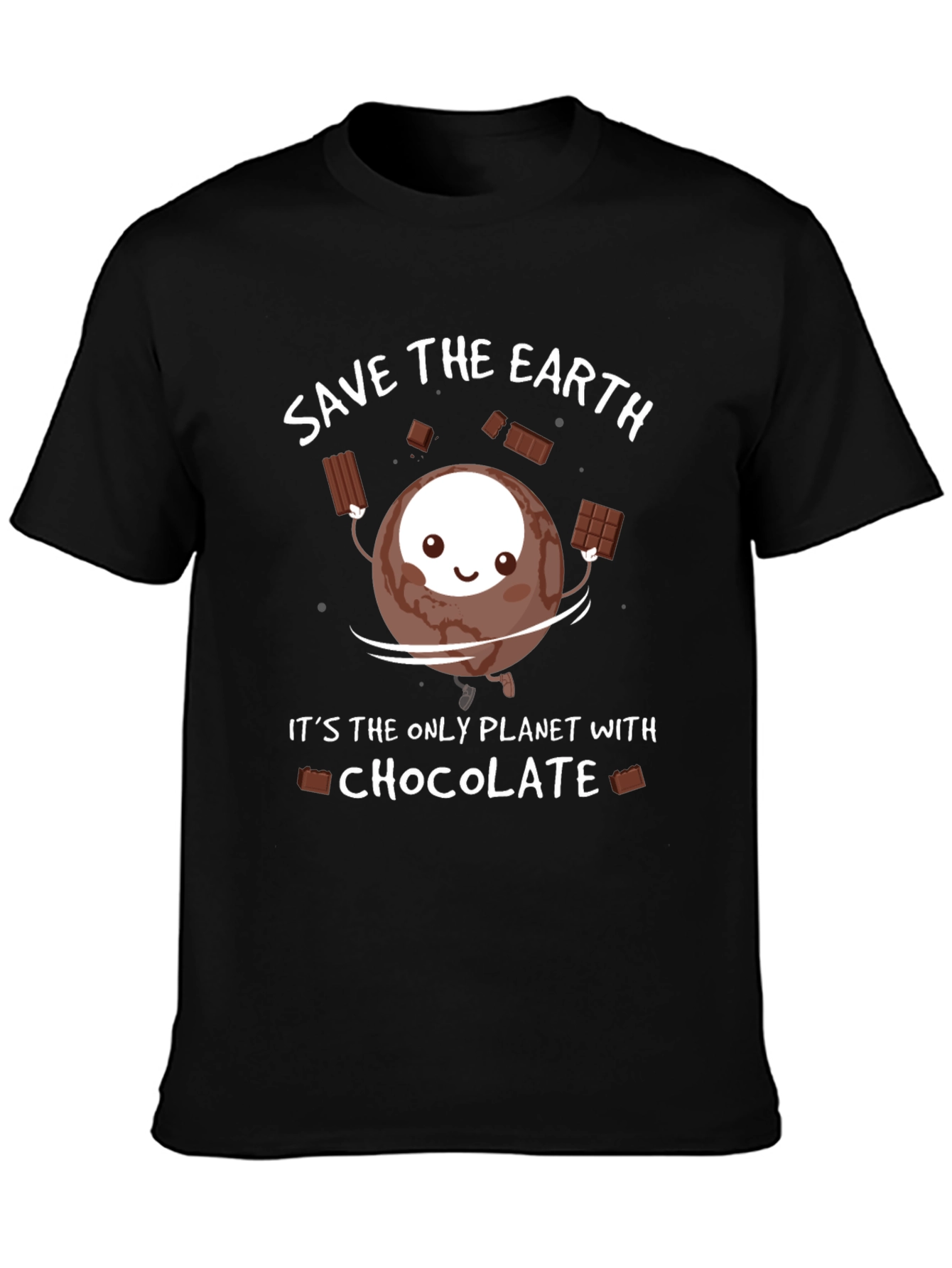 Save the Earth Chocolate T-Shirt