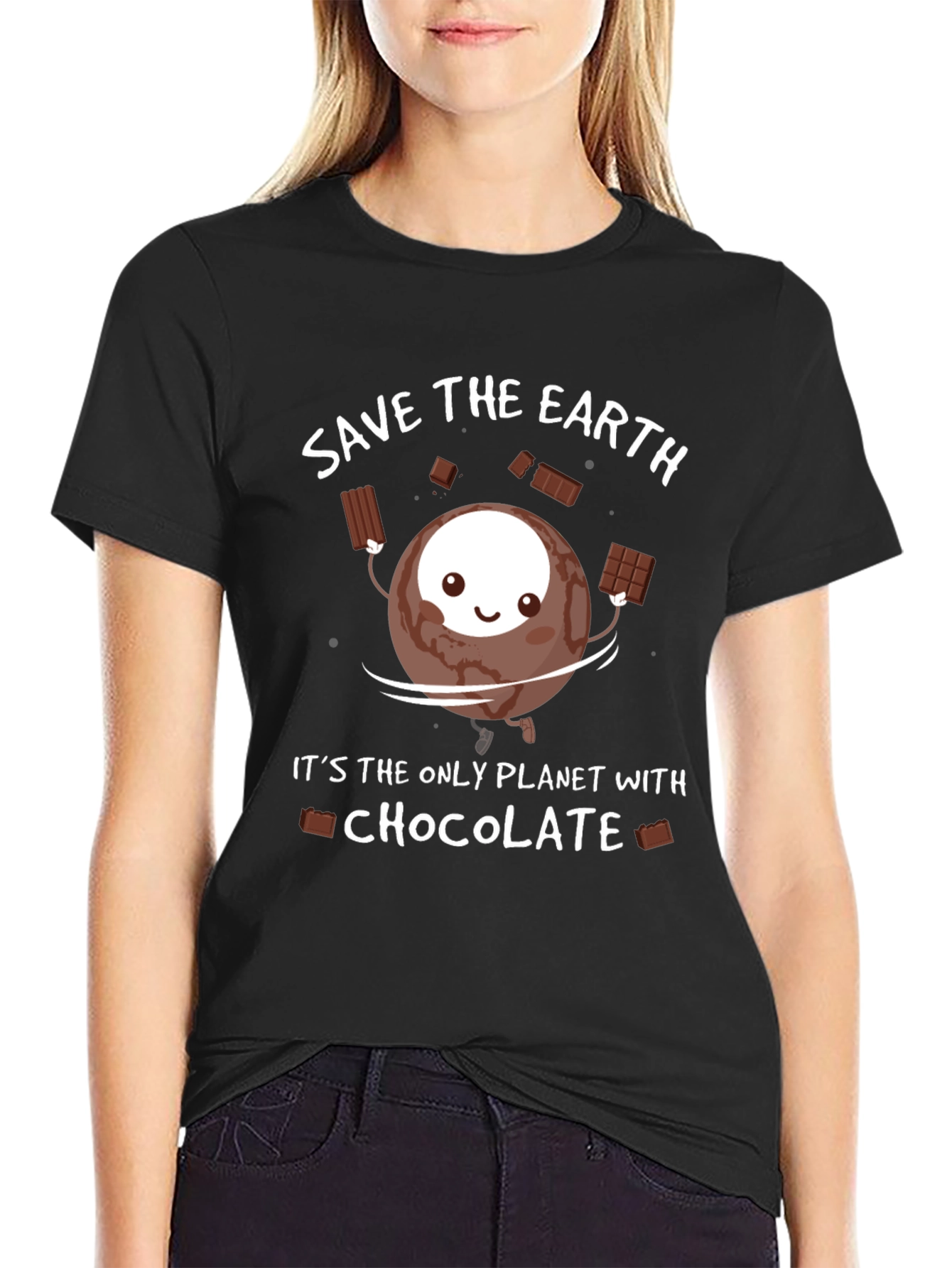 Save the Earth Chocolate T-Shirt